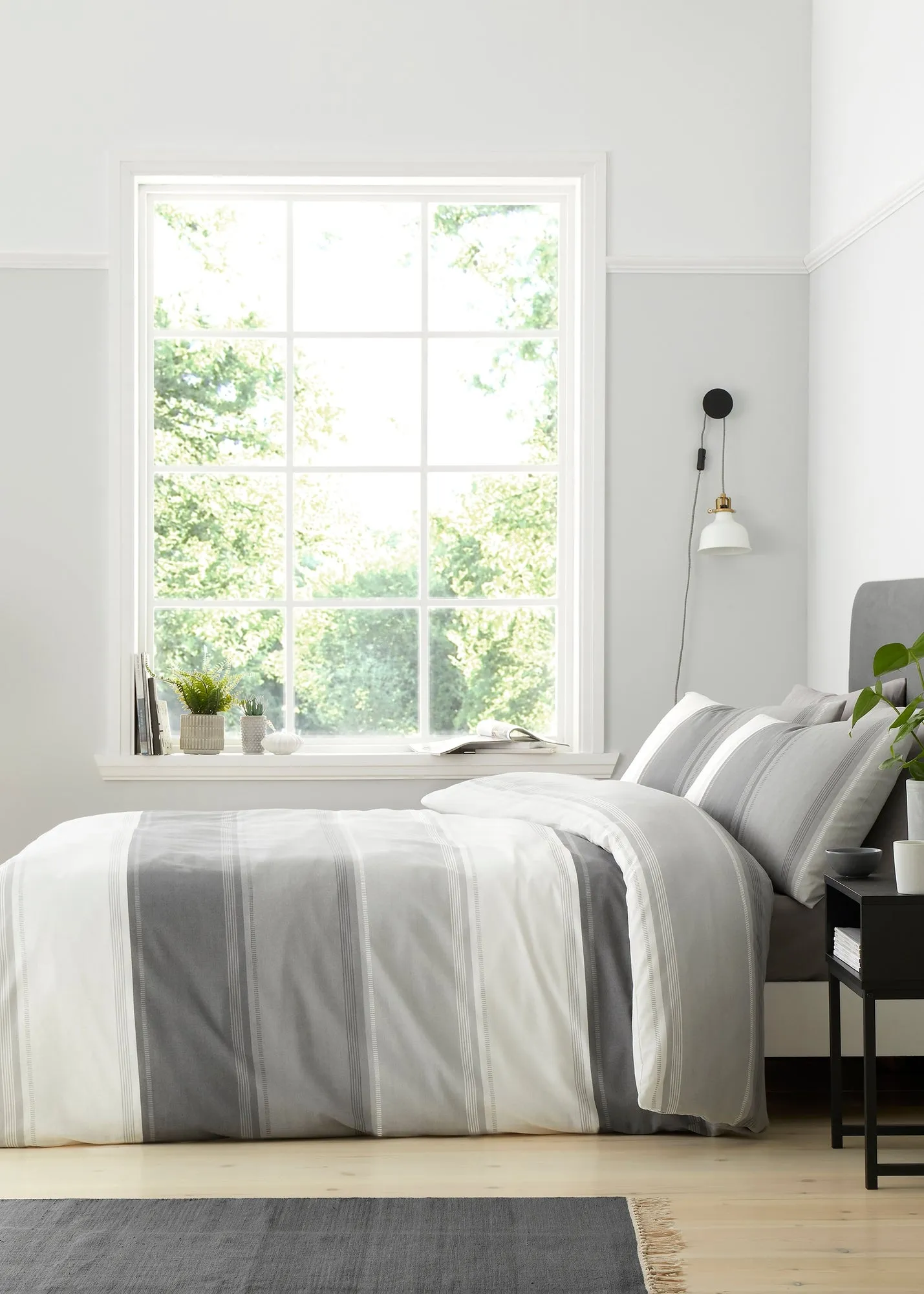 Betley Single Duvet Cover Set - Grey product