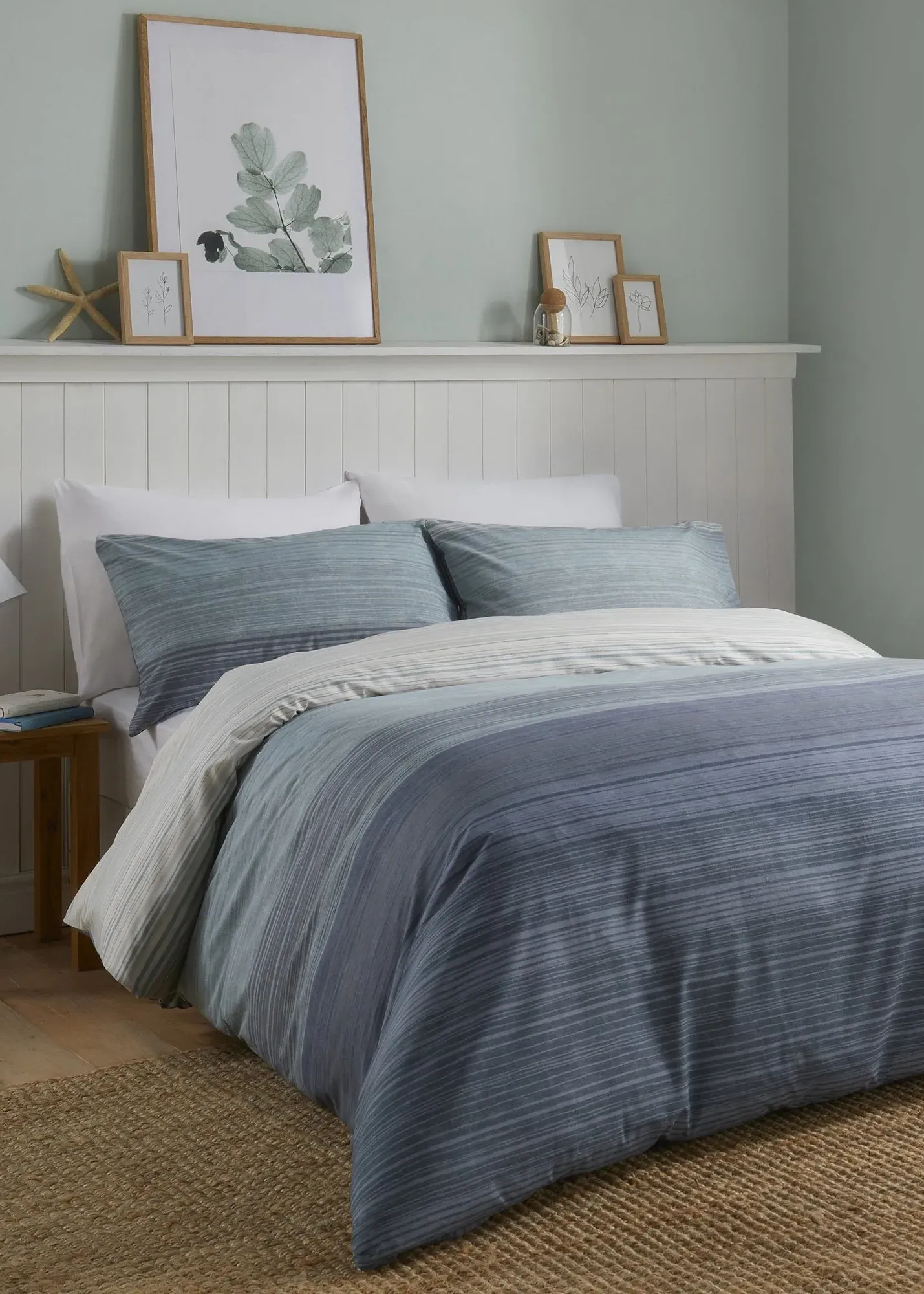 Fairhaven Single Duvet Cover Set - Blue, Poly Cotton product