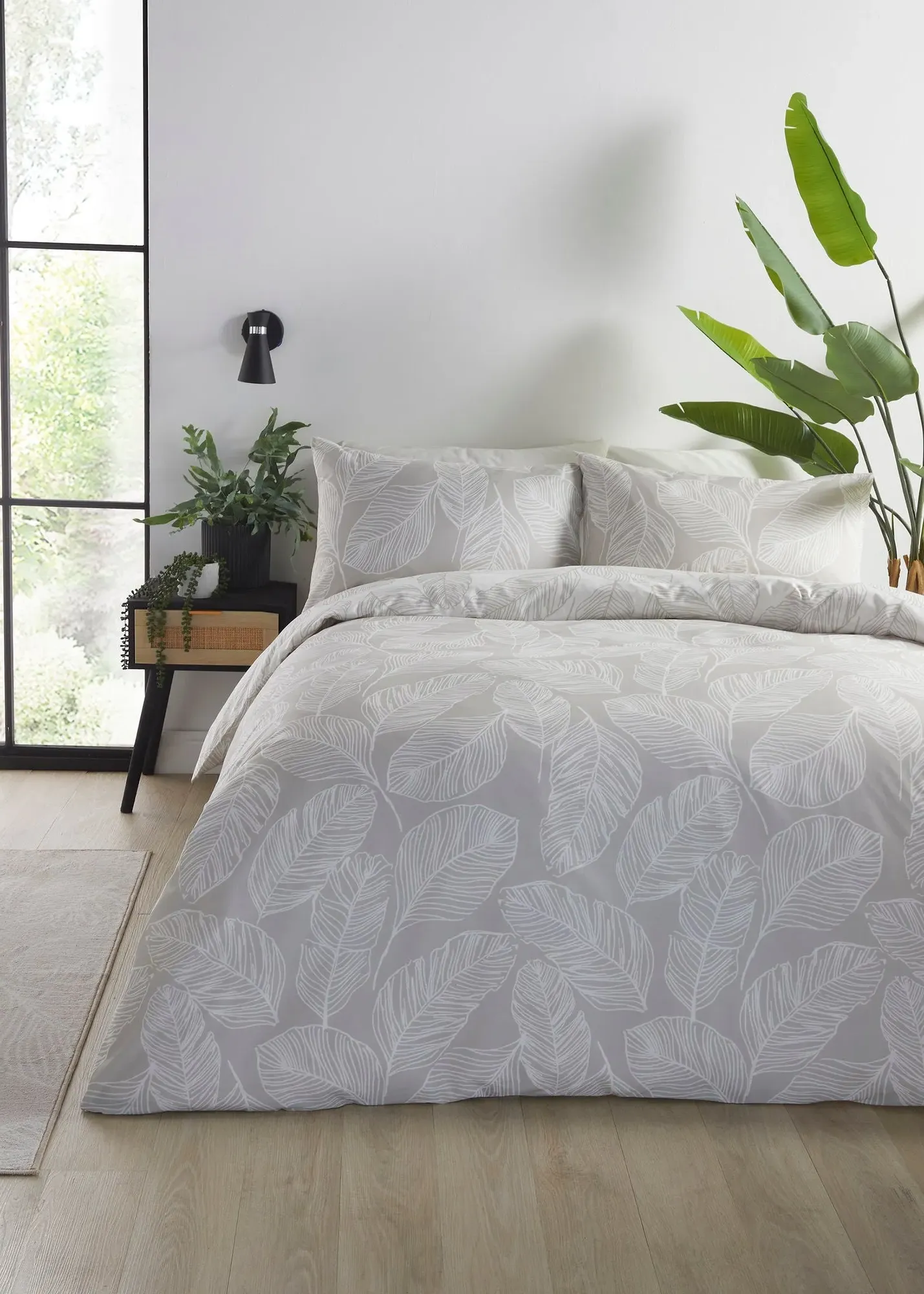 Matteo Single Duvet Cover Set - Natural, Polycotton product