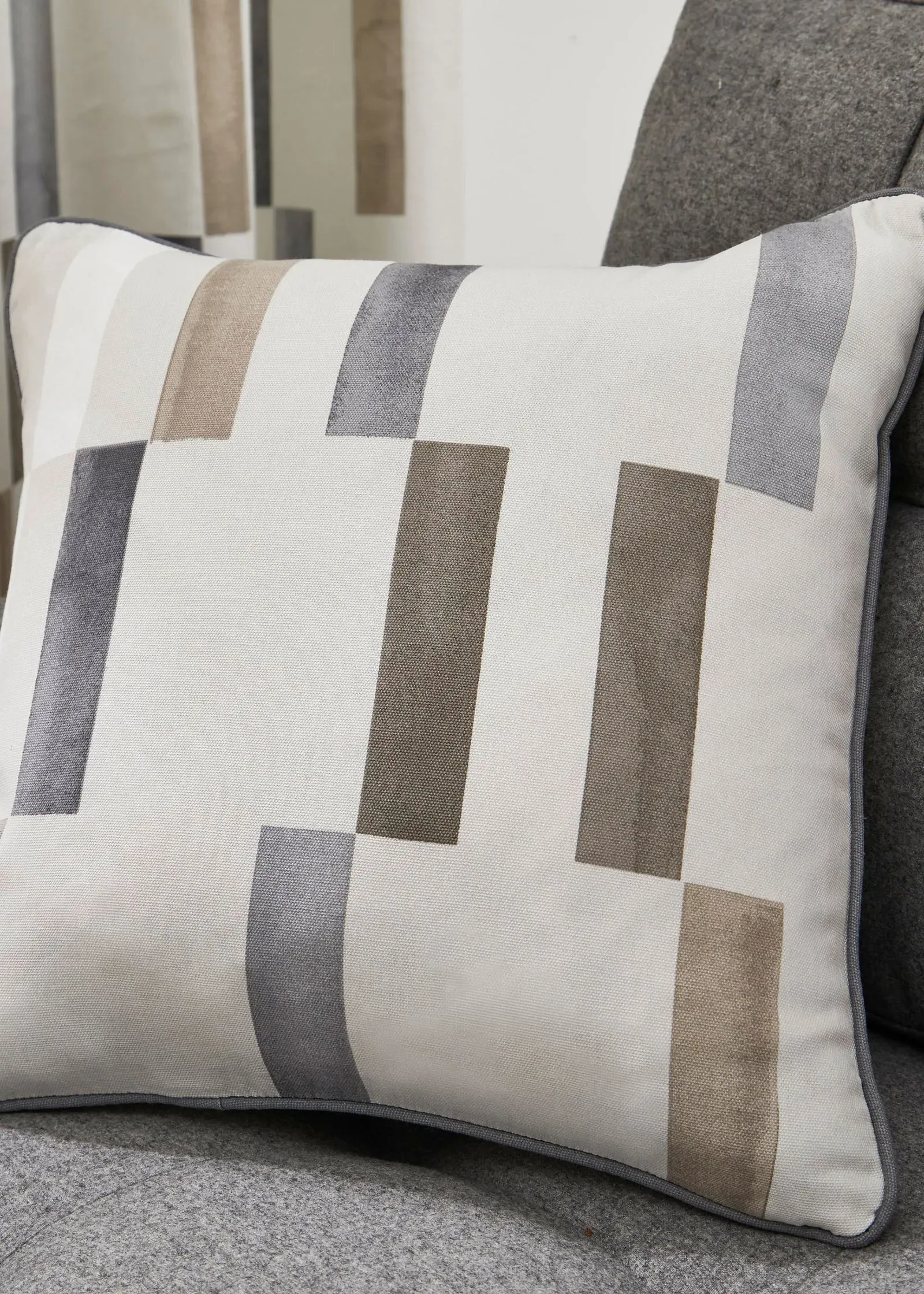 Oakland Square Cushion - Natural, Polyester product