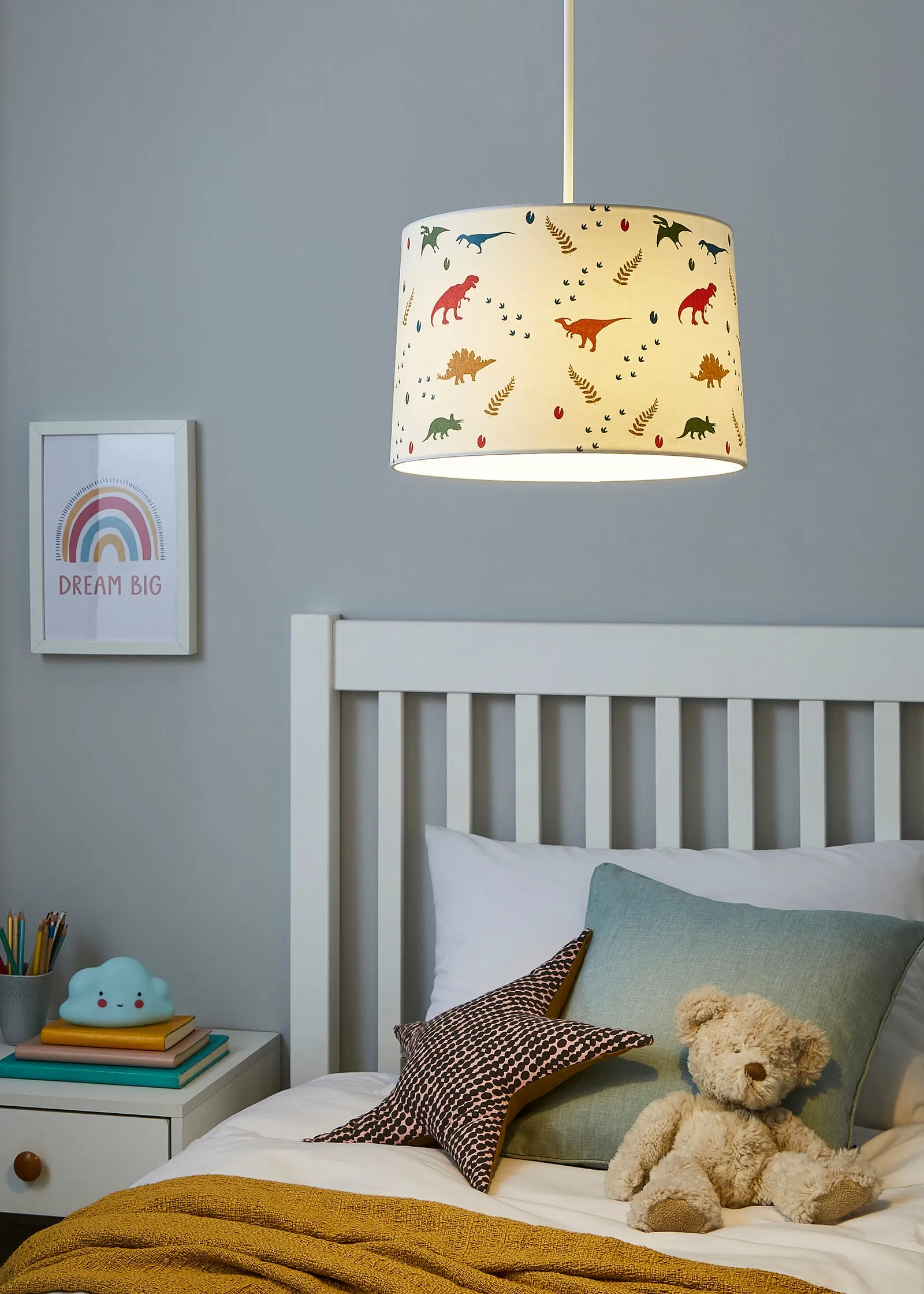 Dinosaur Glow In The Dark Lamp Shade - Multi product