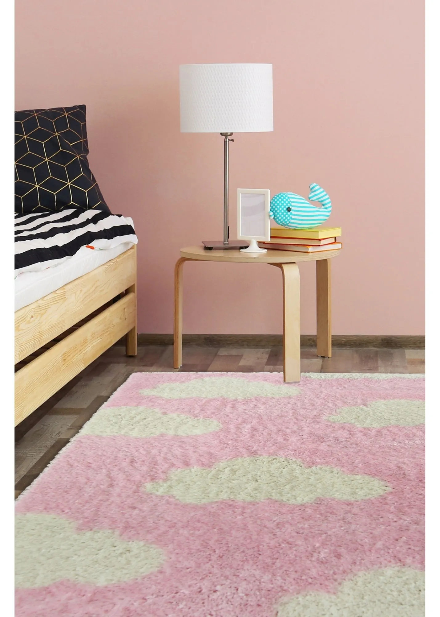 Cloud Snug Small Rug - Pink, Polyester product