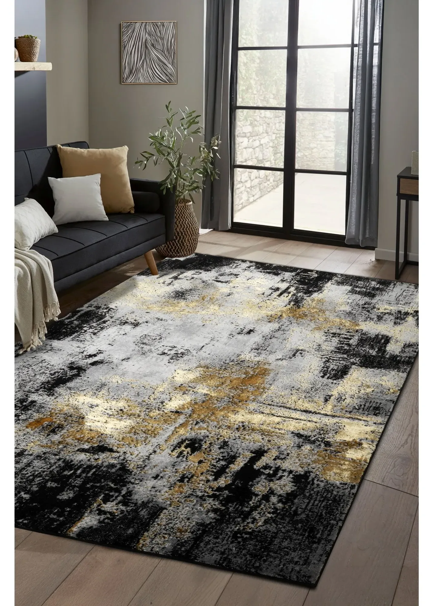Dusk Rug - Gold, Polyester product