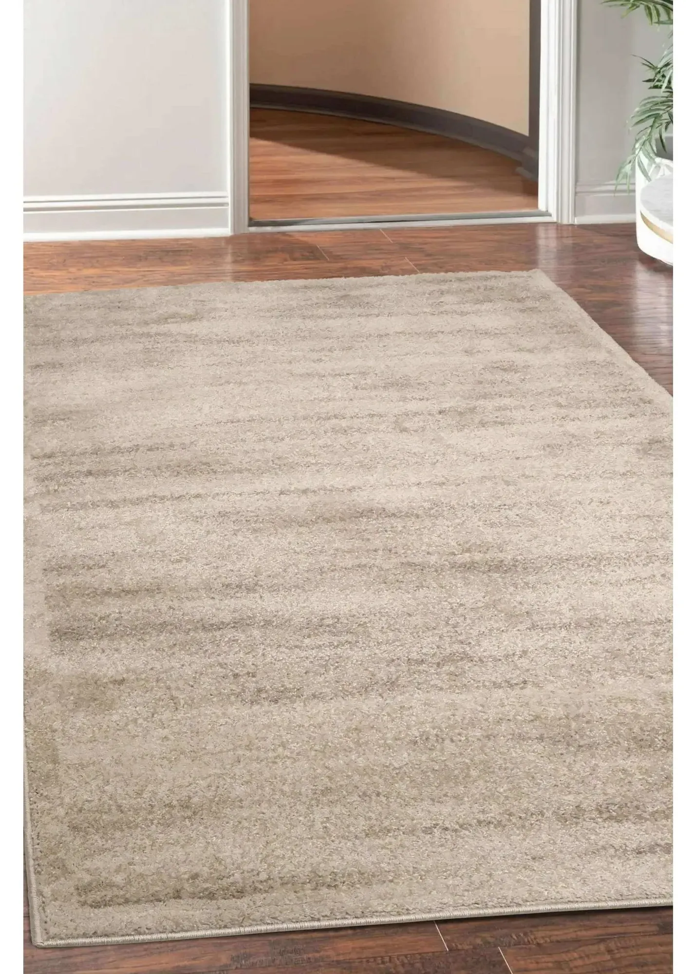 Freya Texture Border Rug - Natural, Polypropylene product