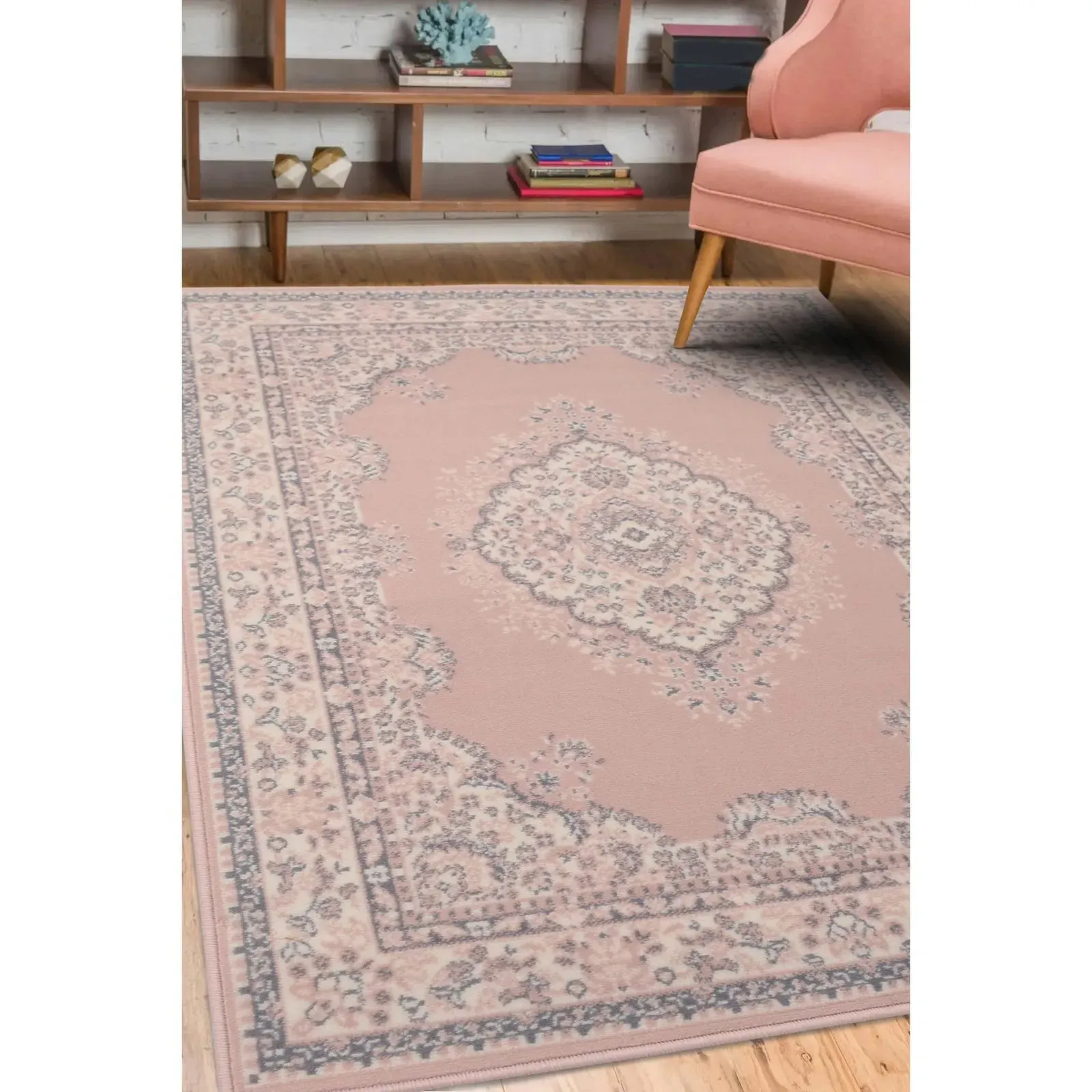 Maestro Traditional Rug - Pink, Polypropylene product