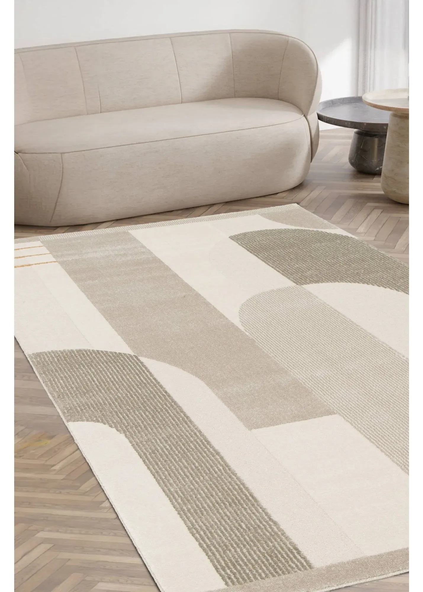 Milan Abstract Rug - Natural, Polypropylene product