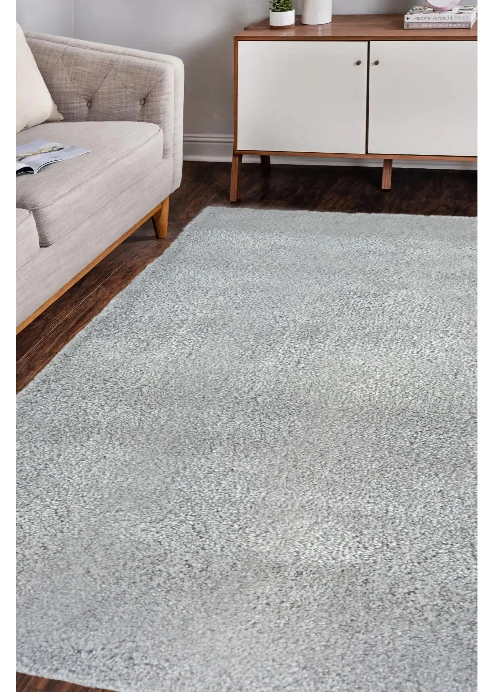 Snug Shaggy Rug 80x150 - Grey, Polyester product