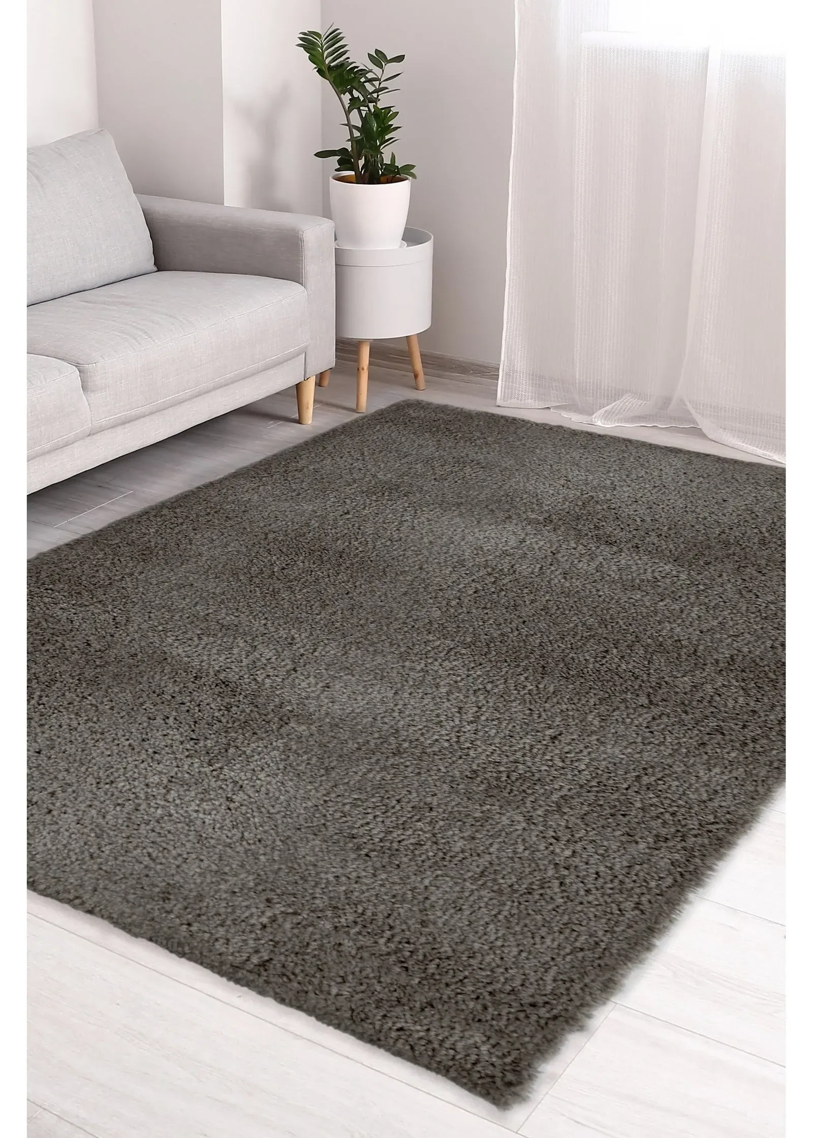 Snug Shaggy Rug - Charcoal, Polyester product