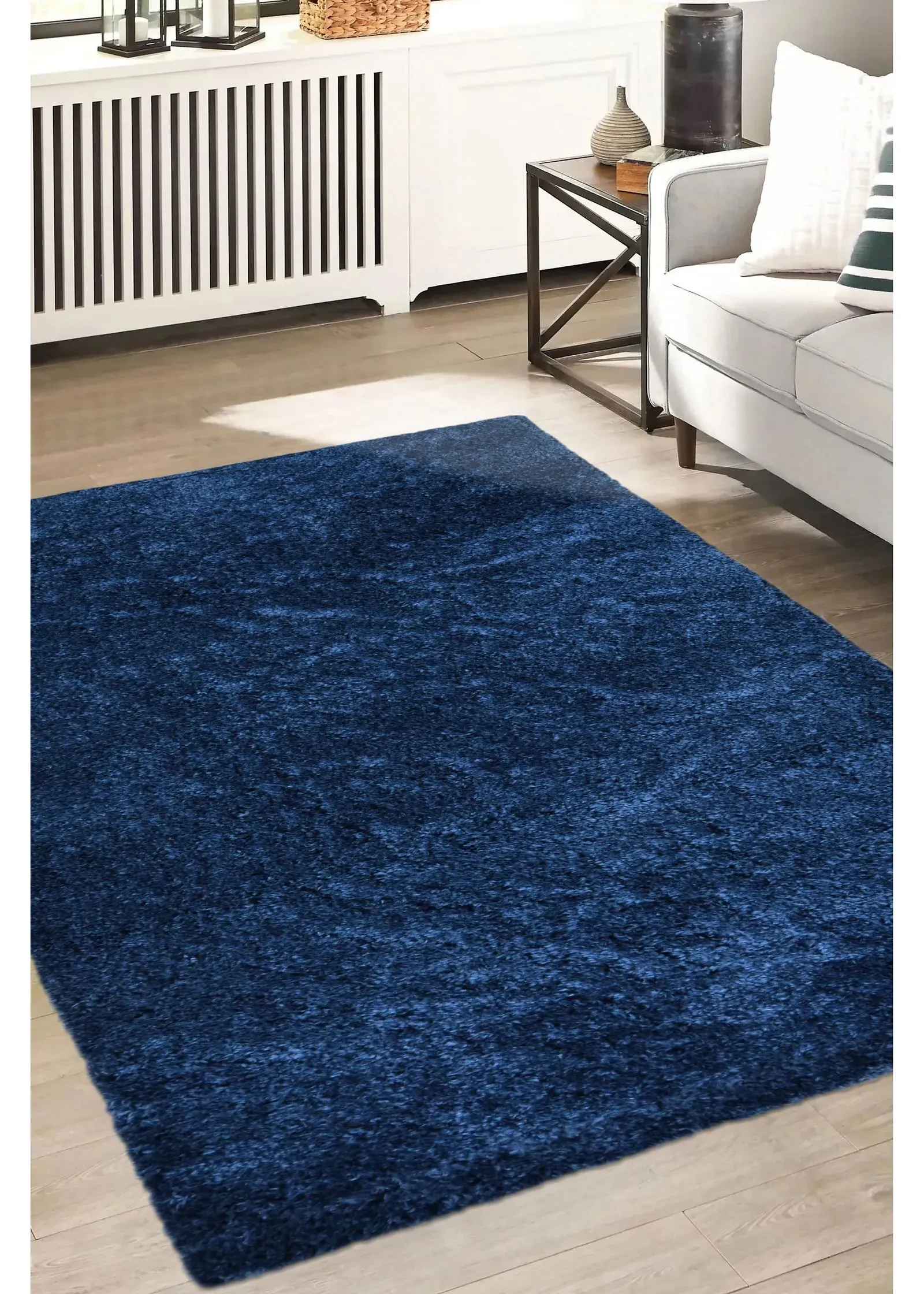 Snug Shaggy Rug Small - Navy, Polyester product