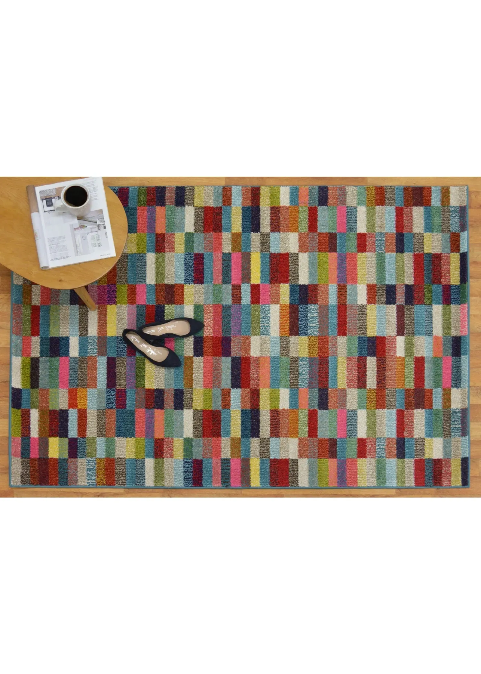 Villa Pixel Rug - Multi, Polypropylene product