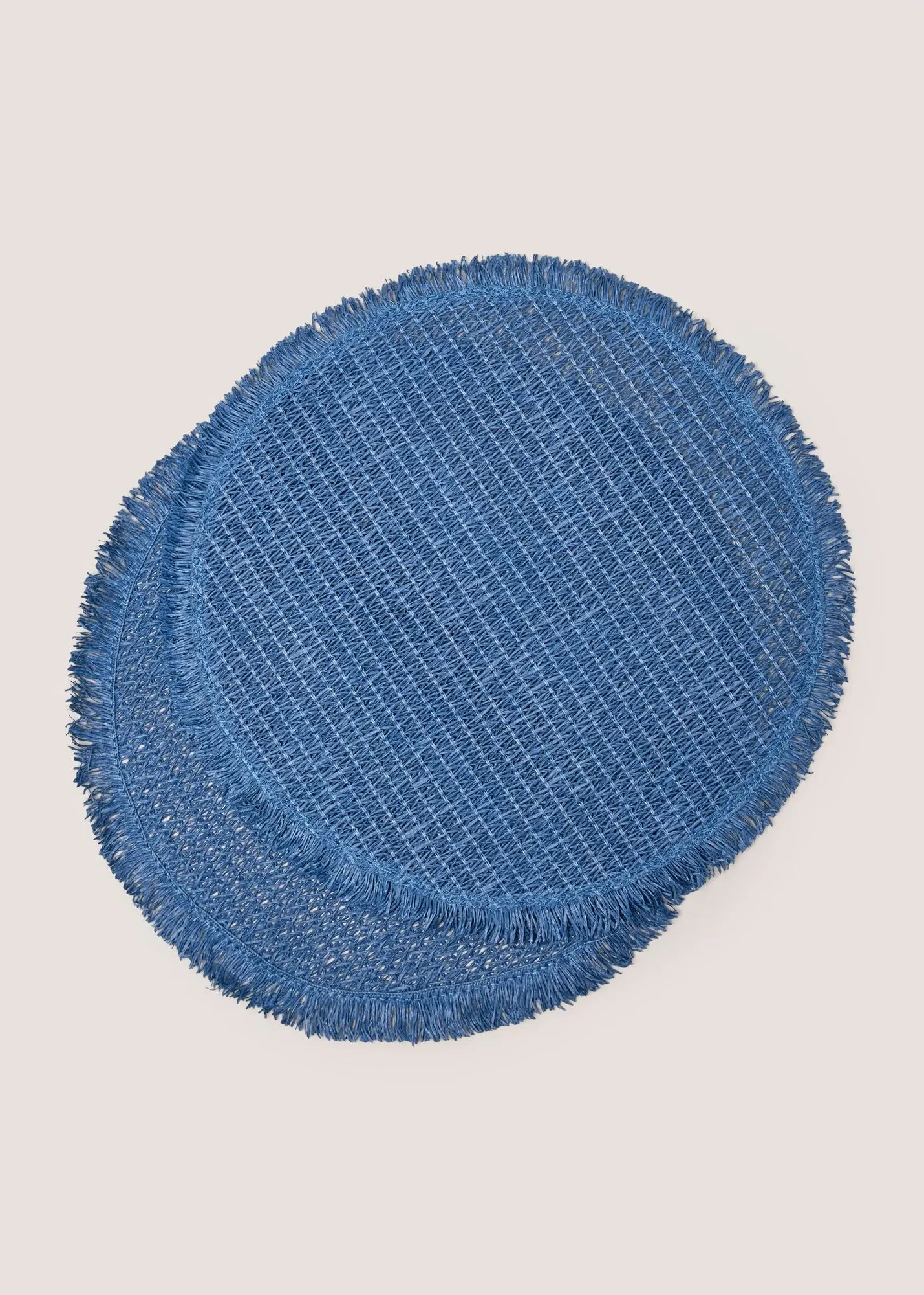2-Pack Fringed Placemats - Blue product
