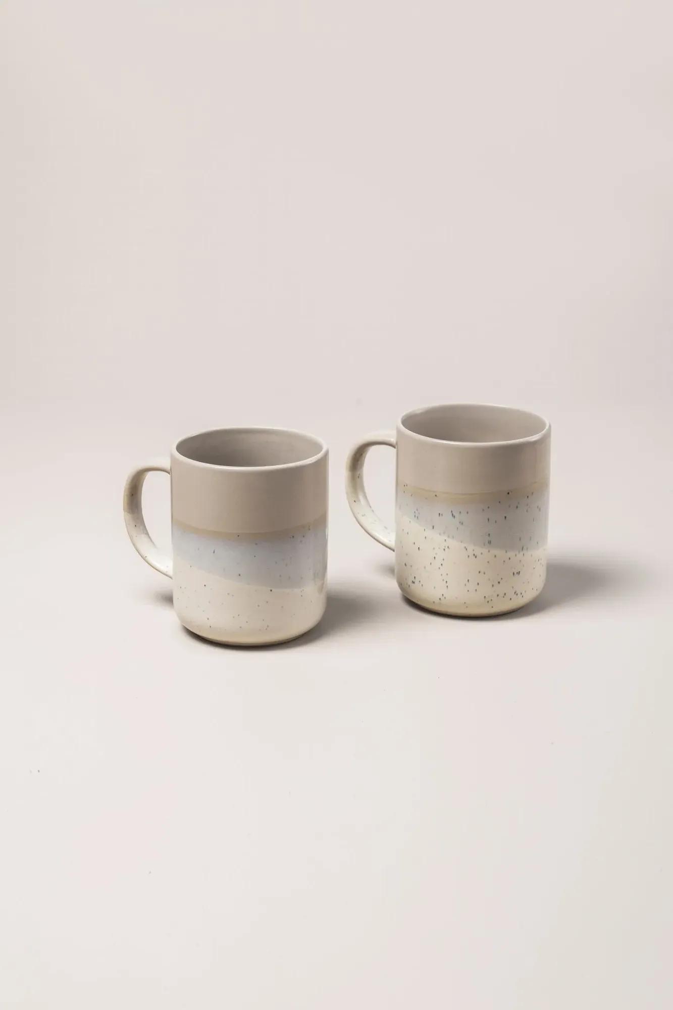 2-Pack Reactive Mug Set - Cream, Ceramic product