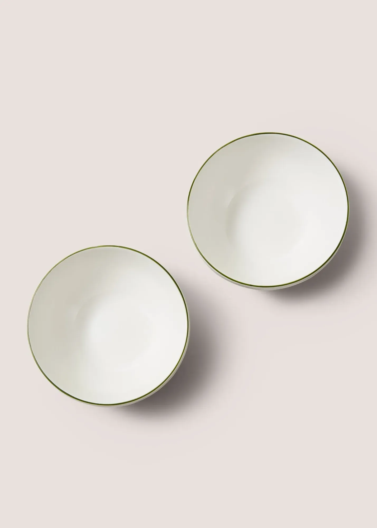 2-Pack Scallop Bowls - Green product