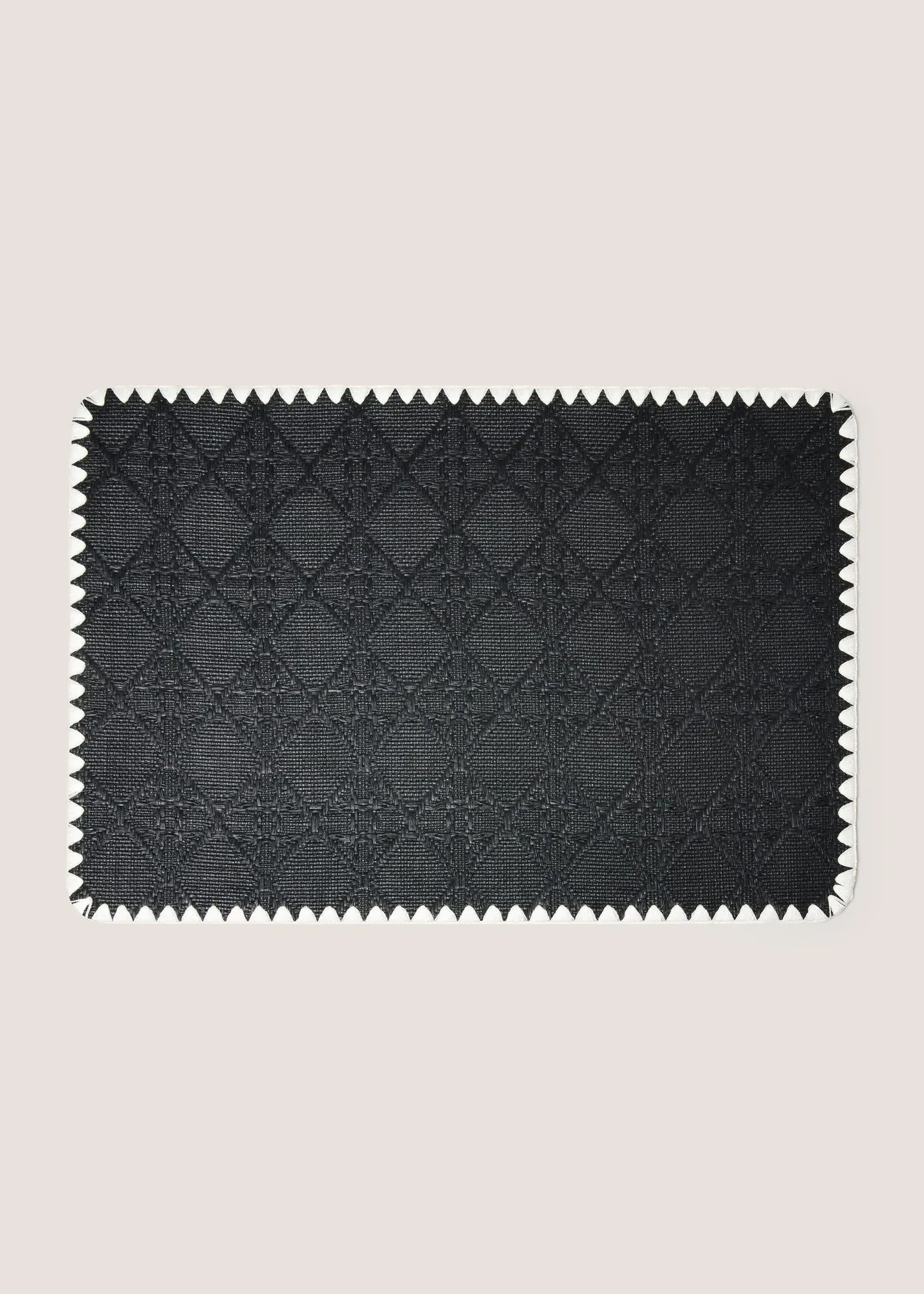 2-Pack Stitched Placemats - Black product