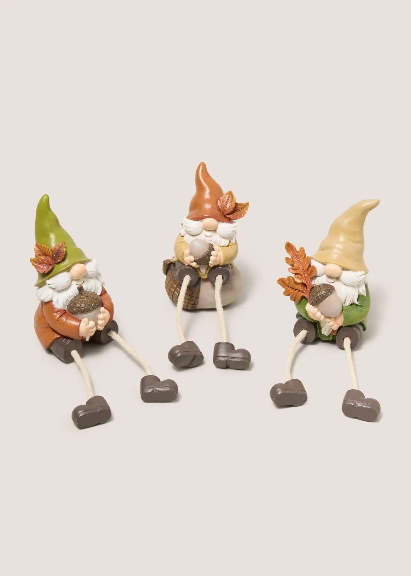 3 Pack Gonk Dangly Leg Ornaments - Multi, Resin product