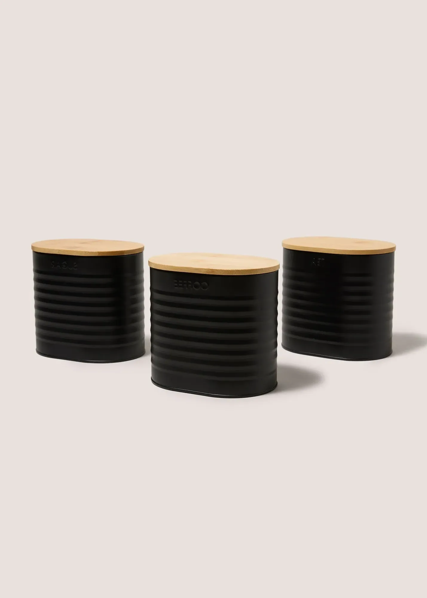 3 Pack Storage Canisters - Black product