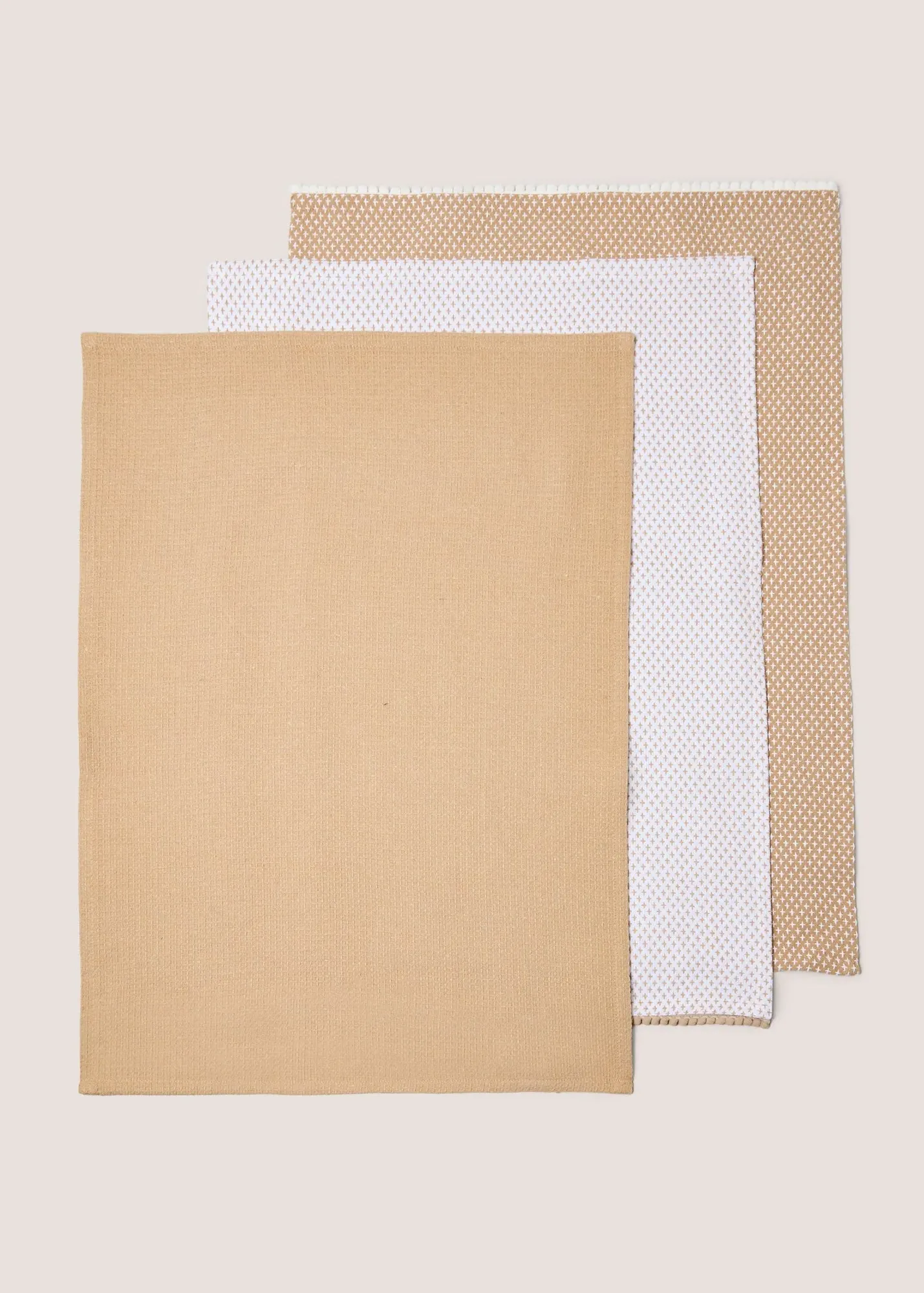 3 Pack Tea Towels - Beige product