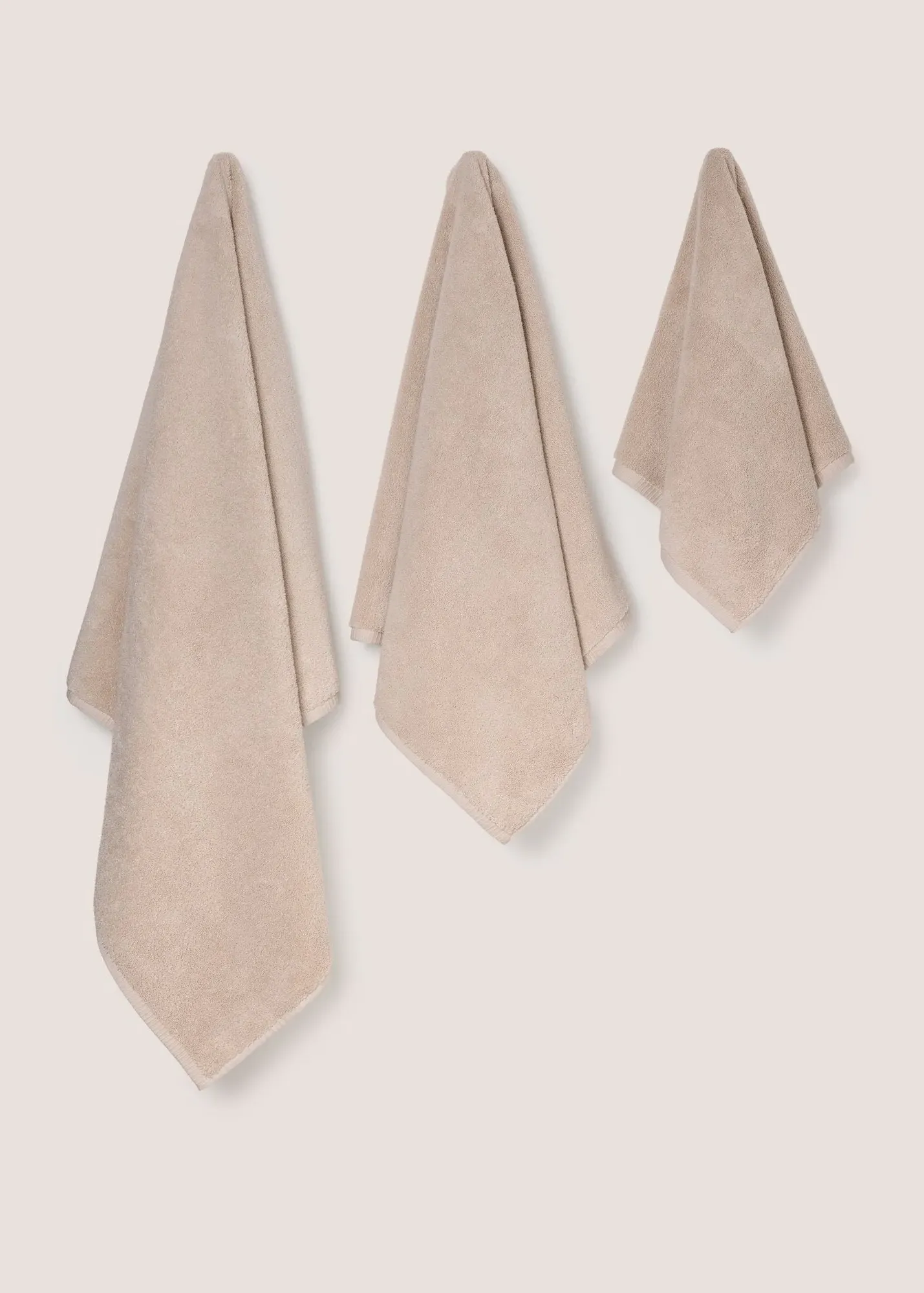 700gsm Zero Twist Hand Towel - Cream, Cotton product