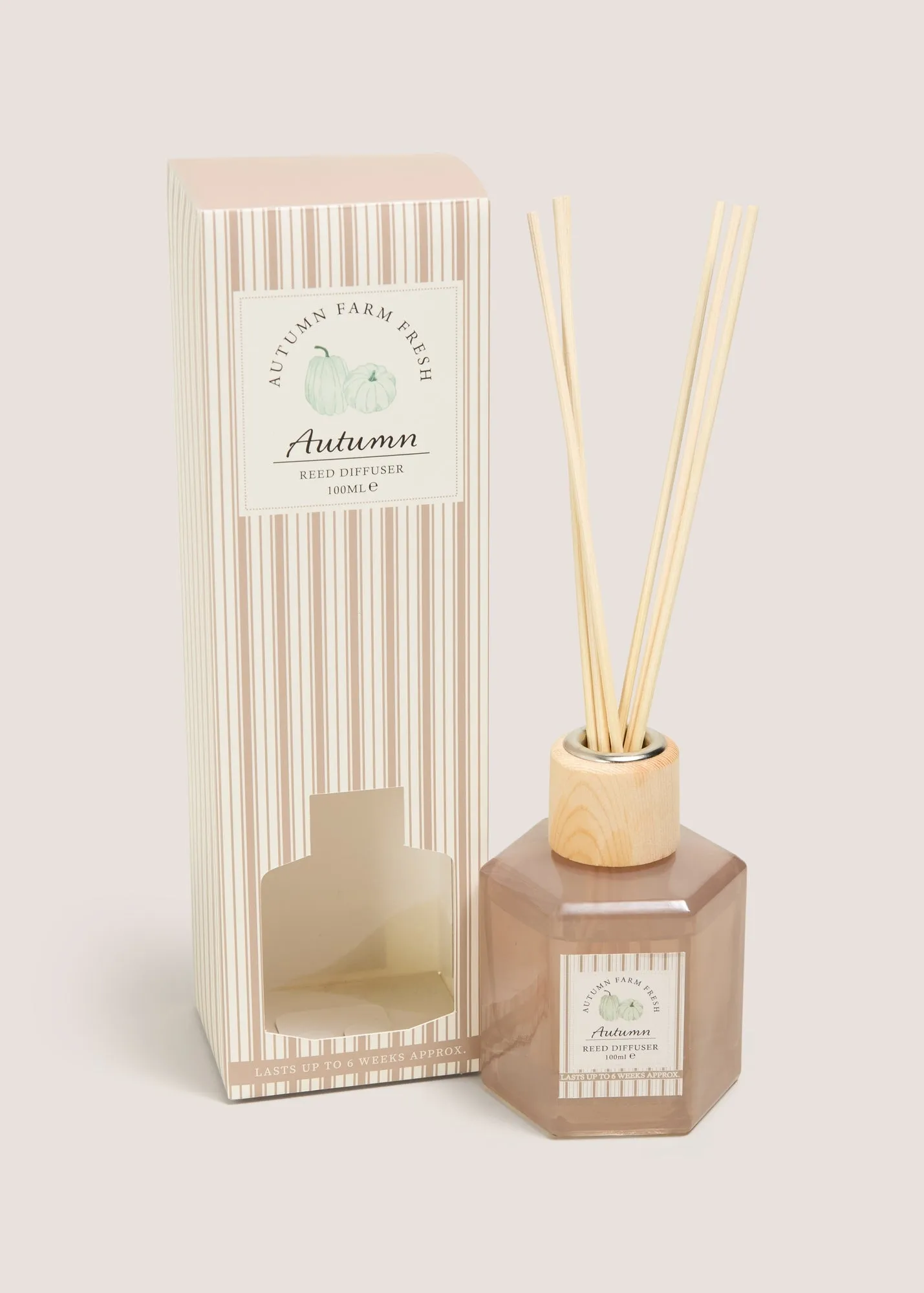 Autumn Farm Fresh 100ml Reed Diffuser - Beige product