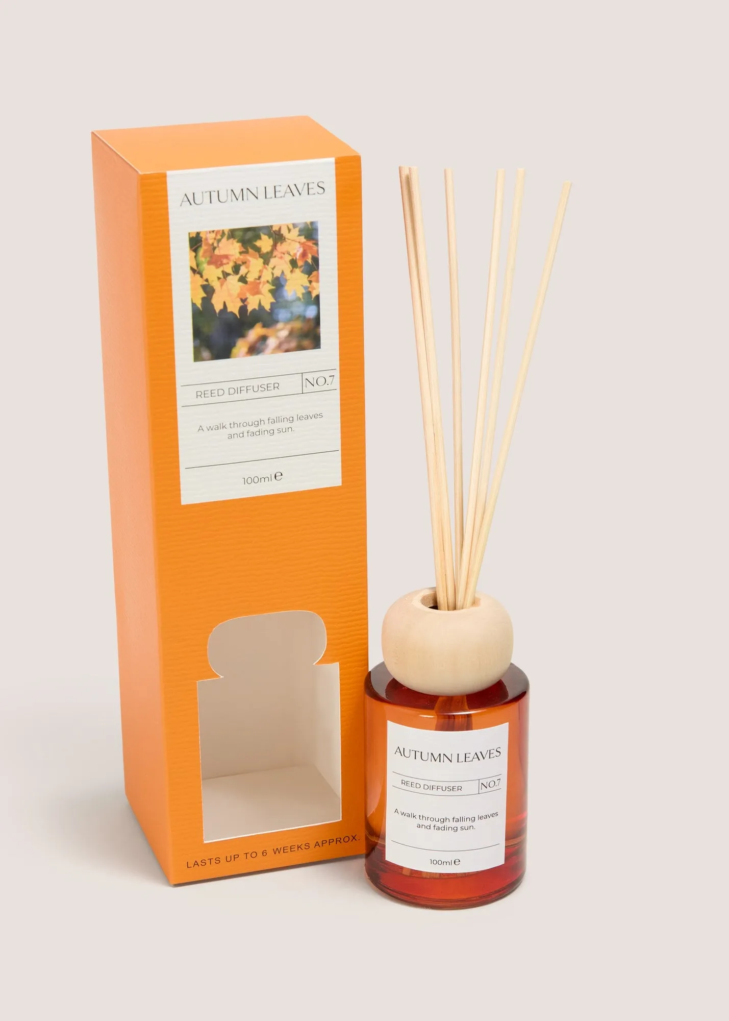 Autumn Leaves 100ml Reed Diffuser - Orange product