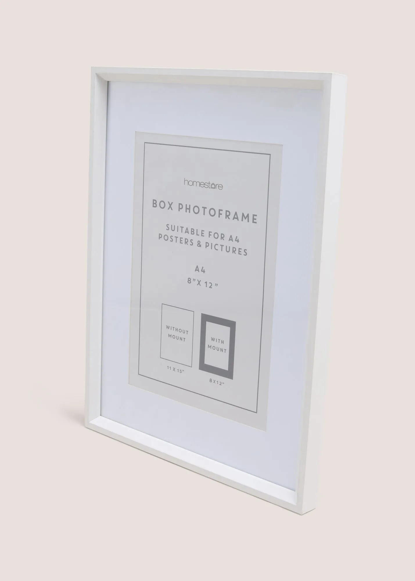 Box Frame Photo Frame - White product