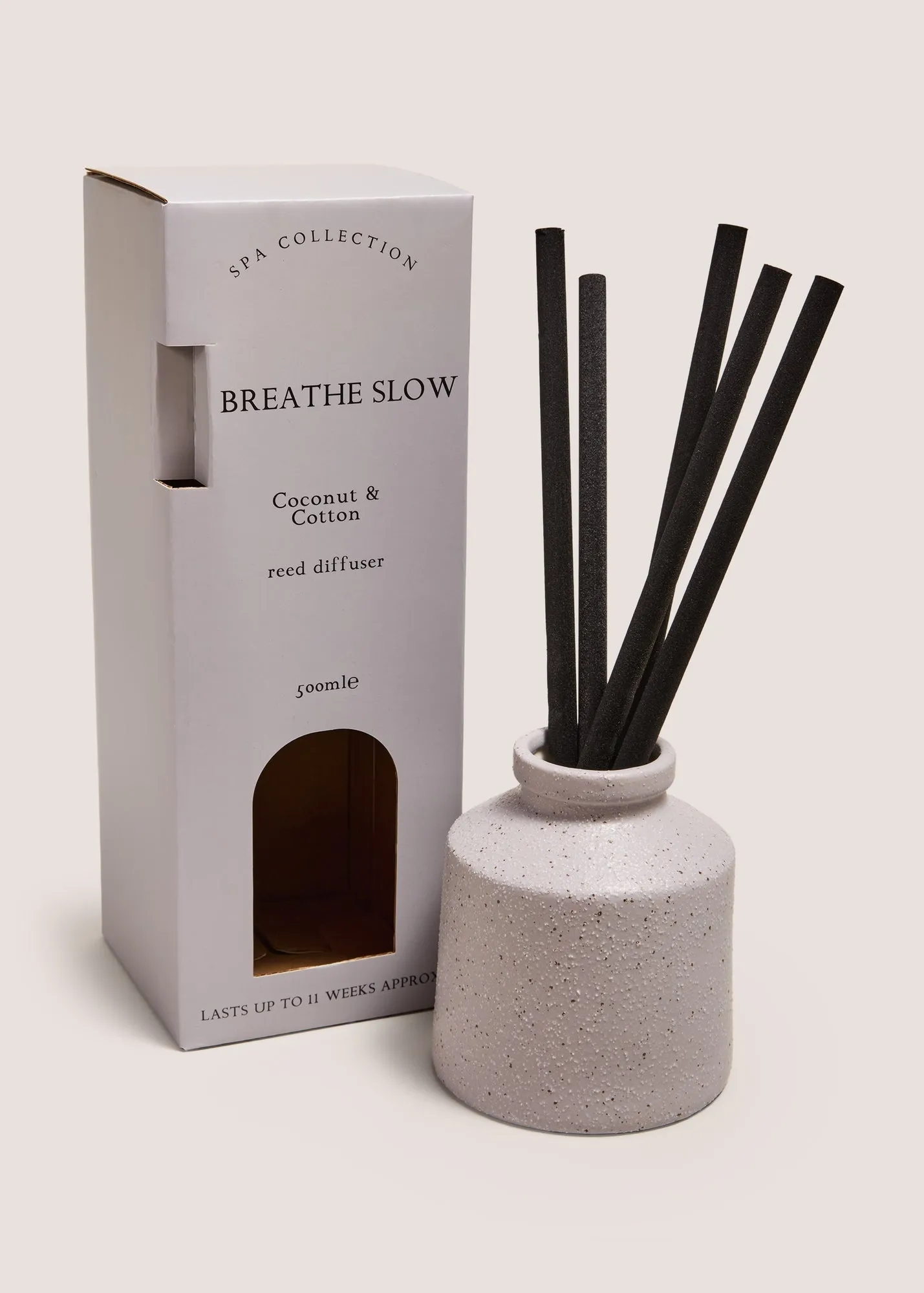 Breathe Coconut & Cotton 500ml Diffuser - Cream product