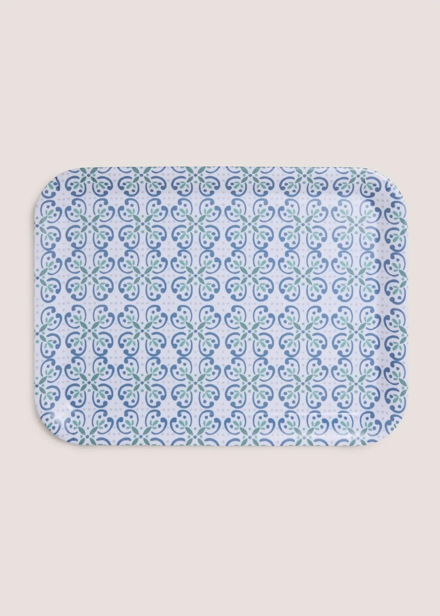 Breeze Tile Print Tray - Blue product