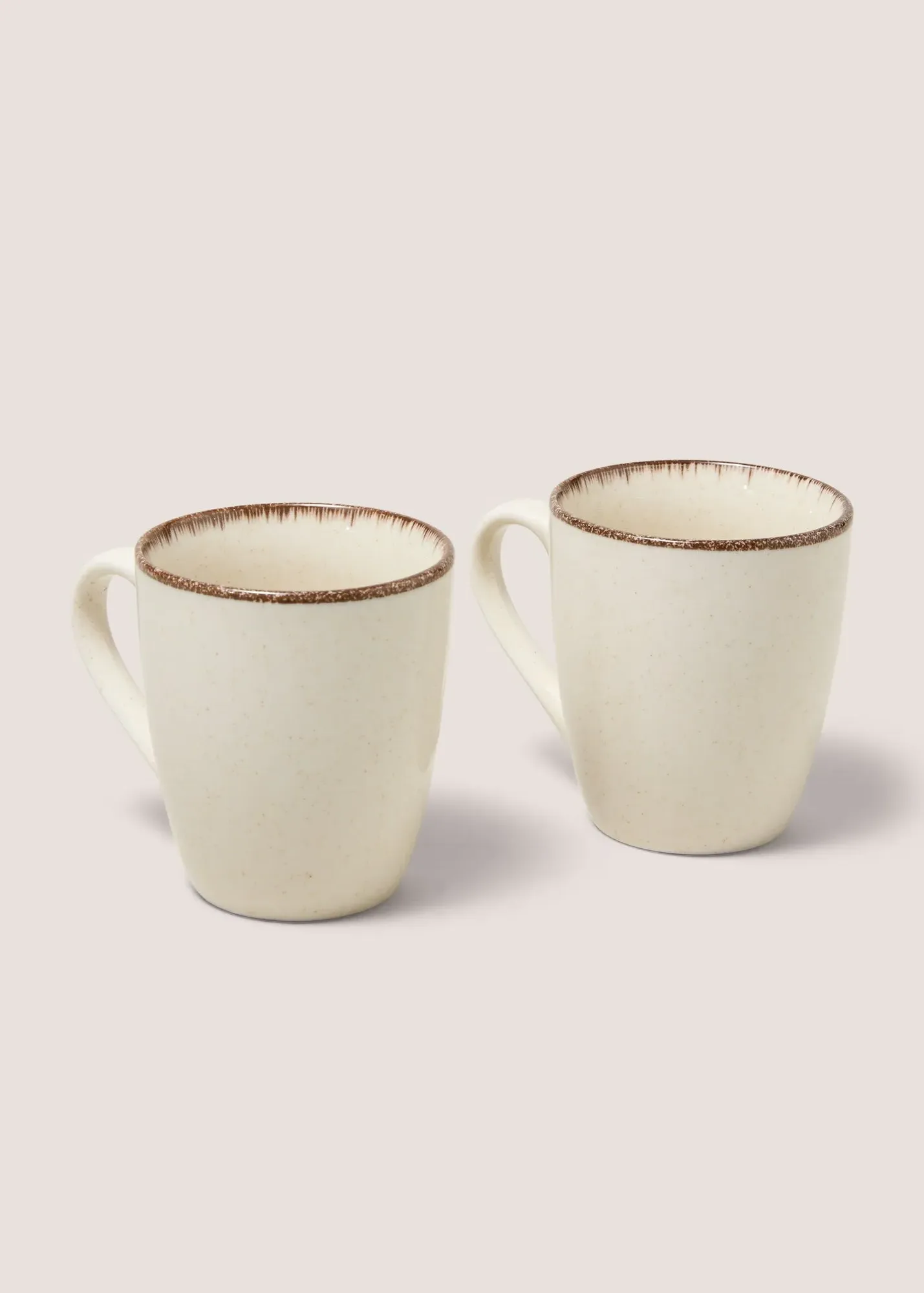 Brushed Mugs 2-Pack - Cream product