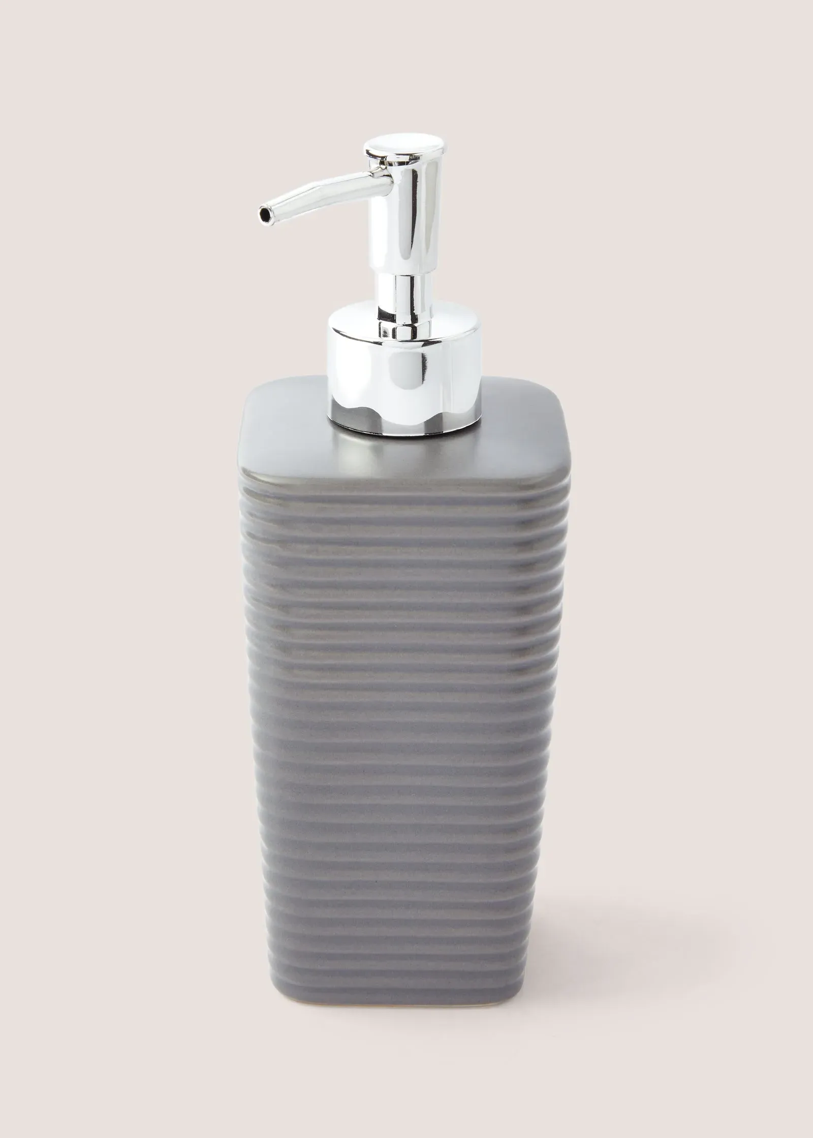 Ceramic Soap Dispenser with Pump - Grey, Ceramic product