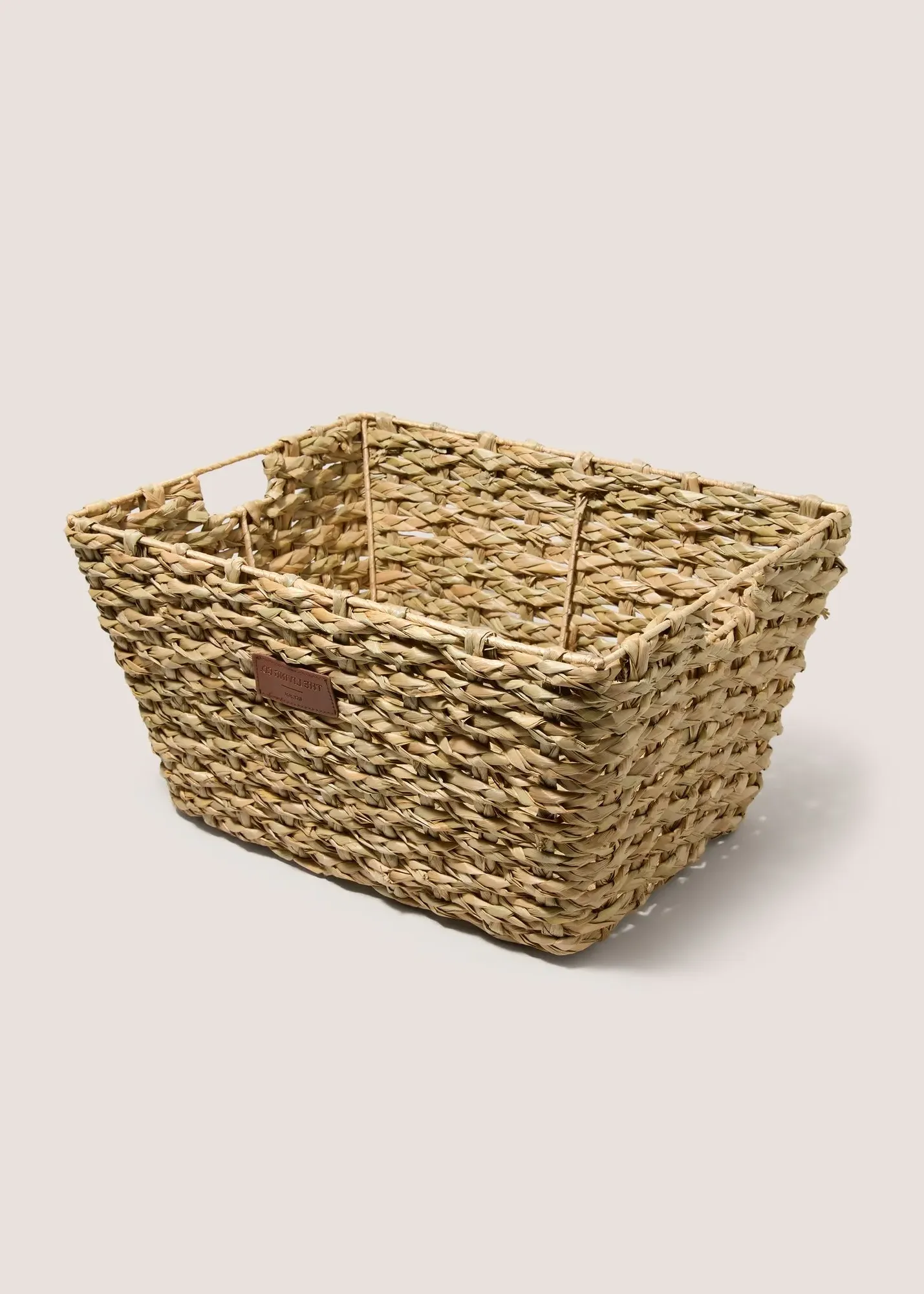 Chunky Woven Open-Top Storage Basket - Natural product