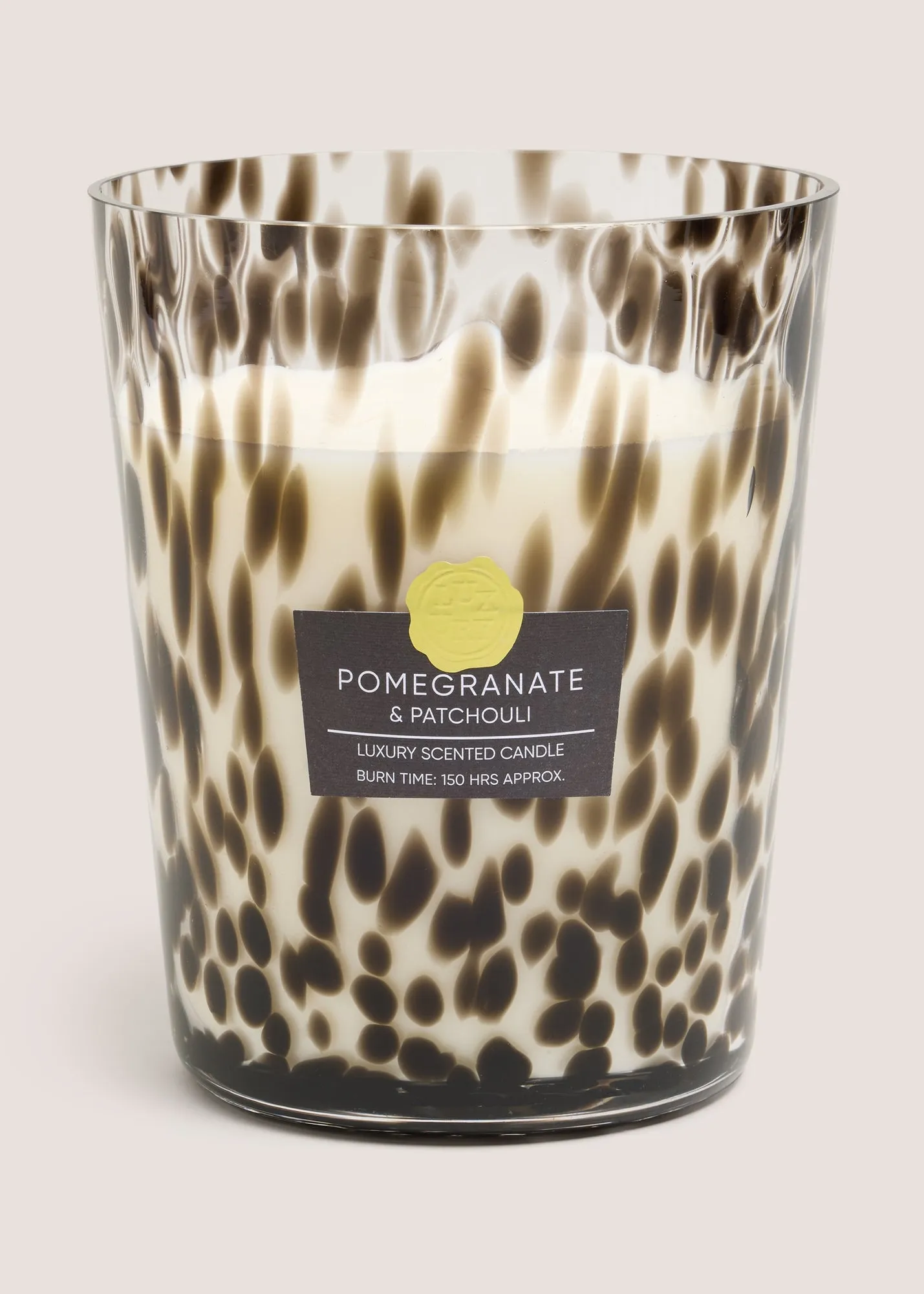 Confetti Pomegranate & Patchouli Large Candle - Black product