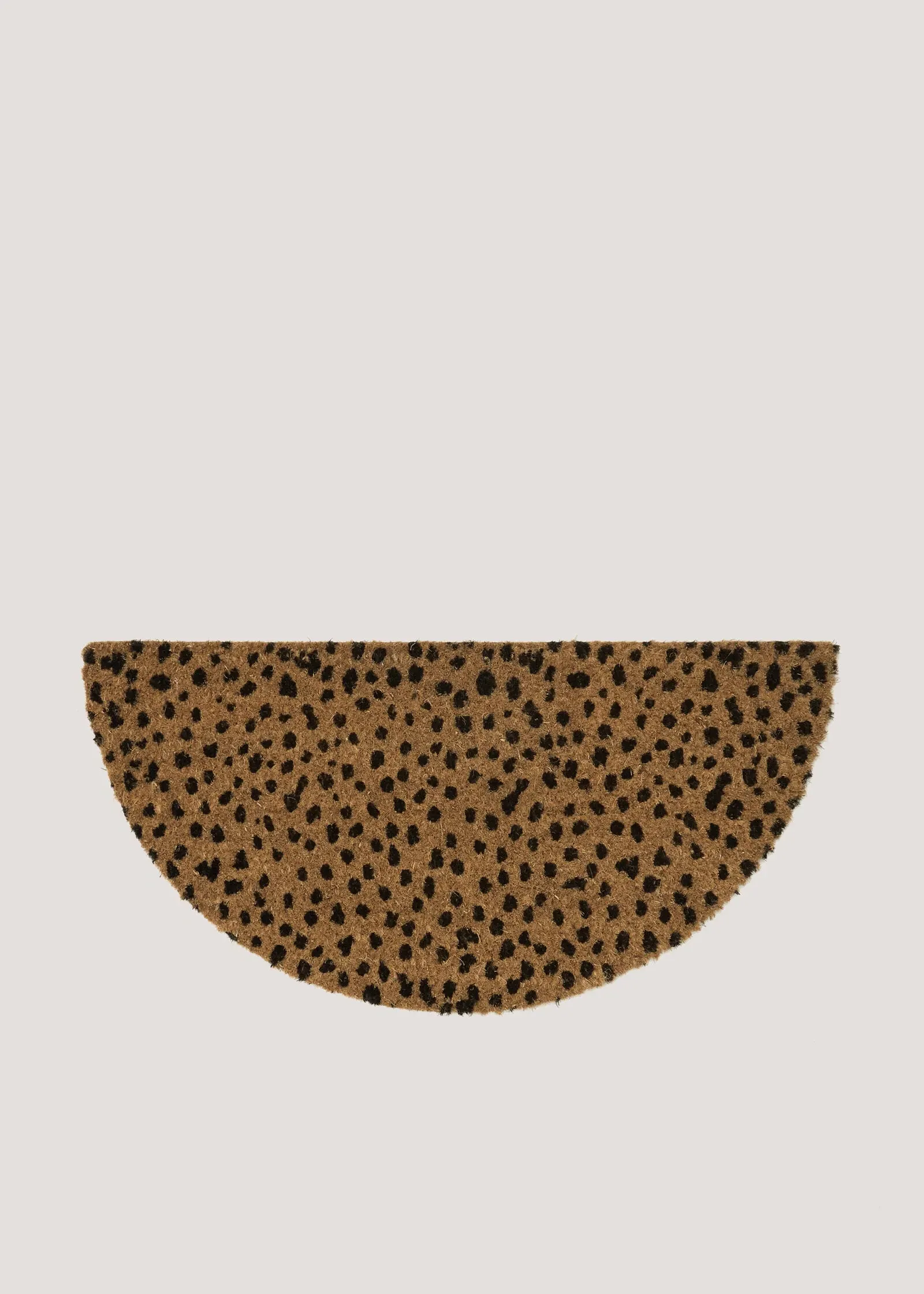 Dash Print Semi-Circle Doormat - Natural, Coir product