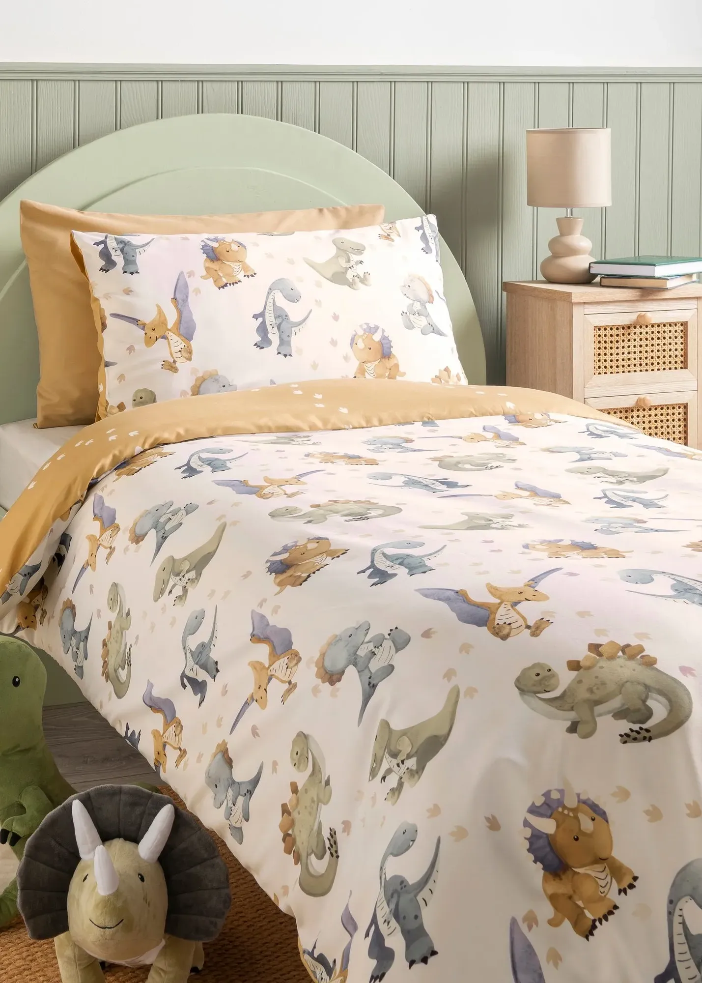 Dino Double Duvet Set - Multi, Polyester product