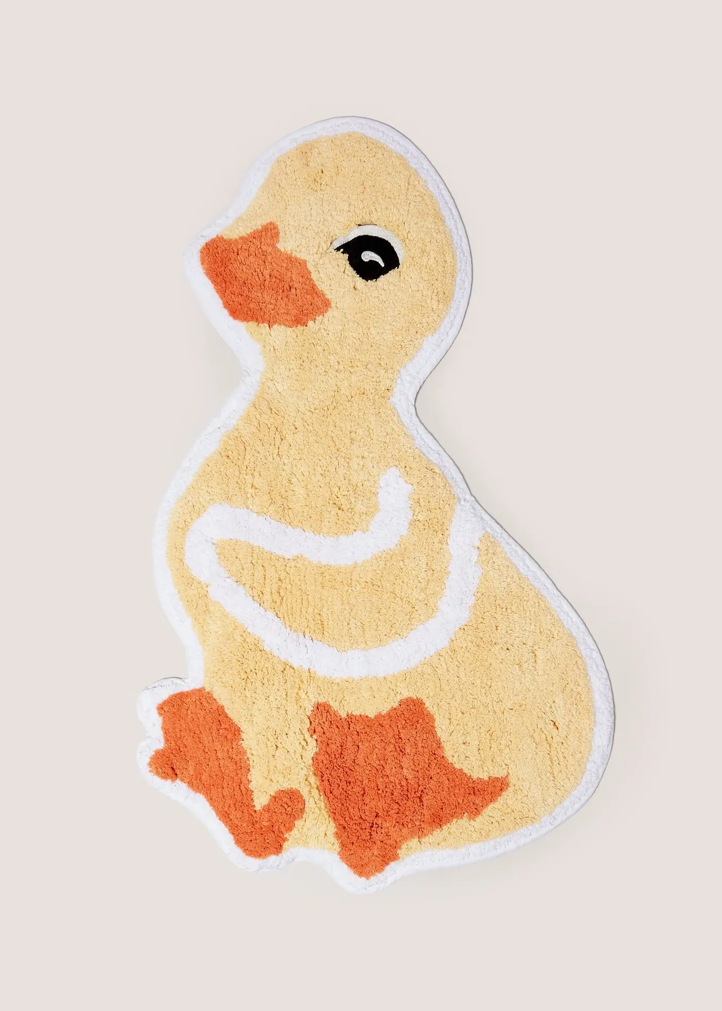 Duck Shape Bath Mat - Yellow, Polyester Cotton product