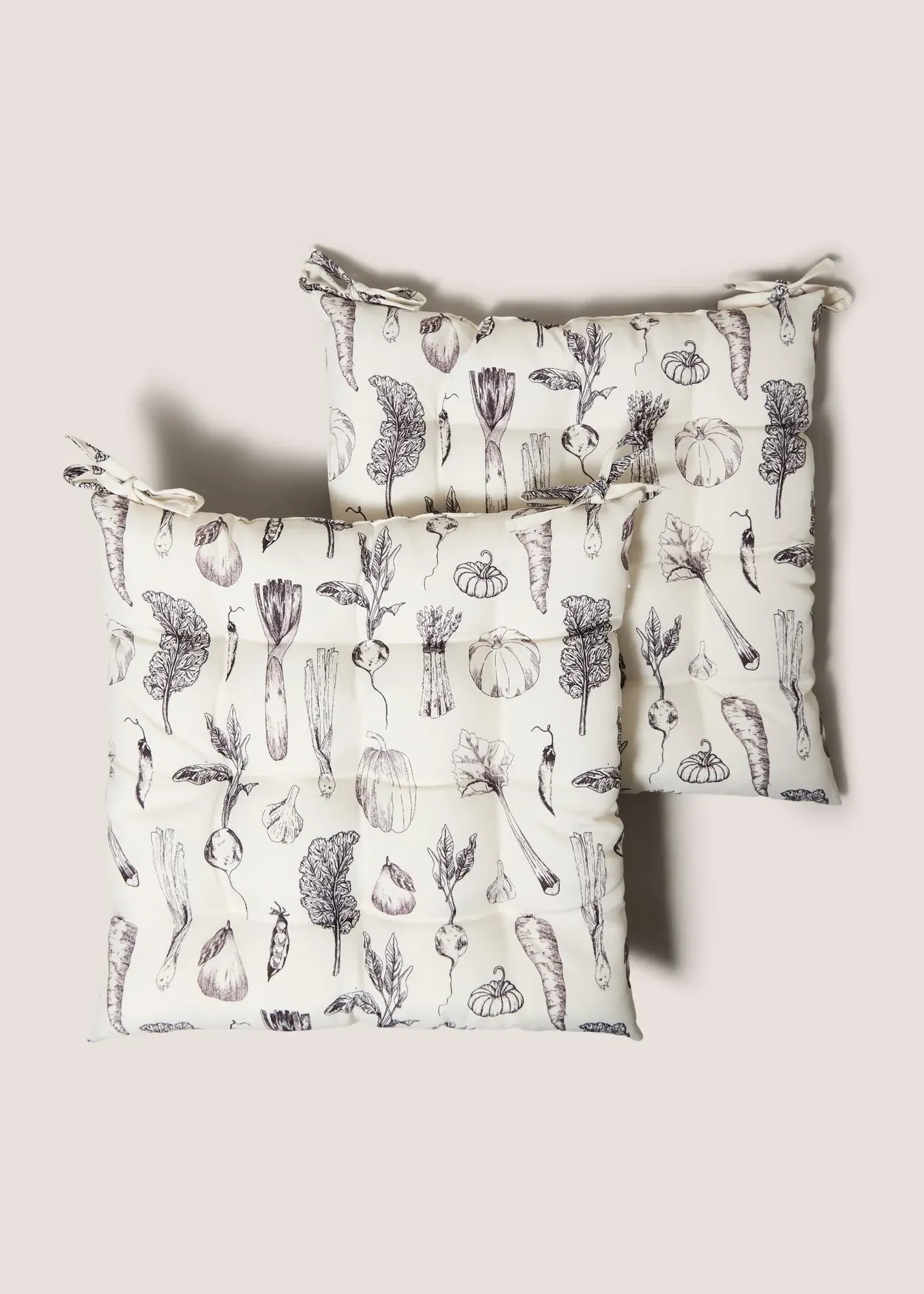 Farmer's Market 2-Pack Seat Pads - Cream, Polyester product
