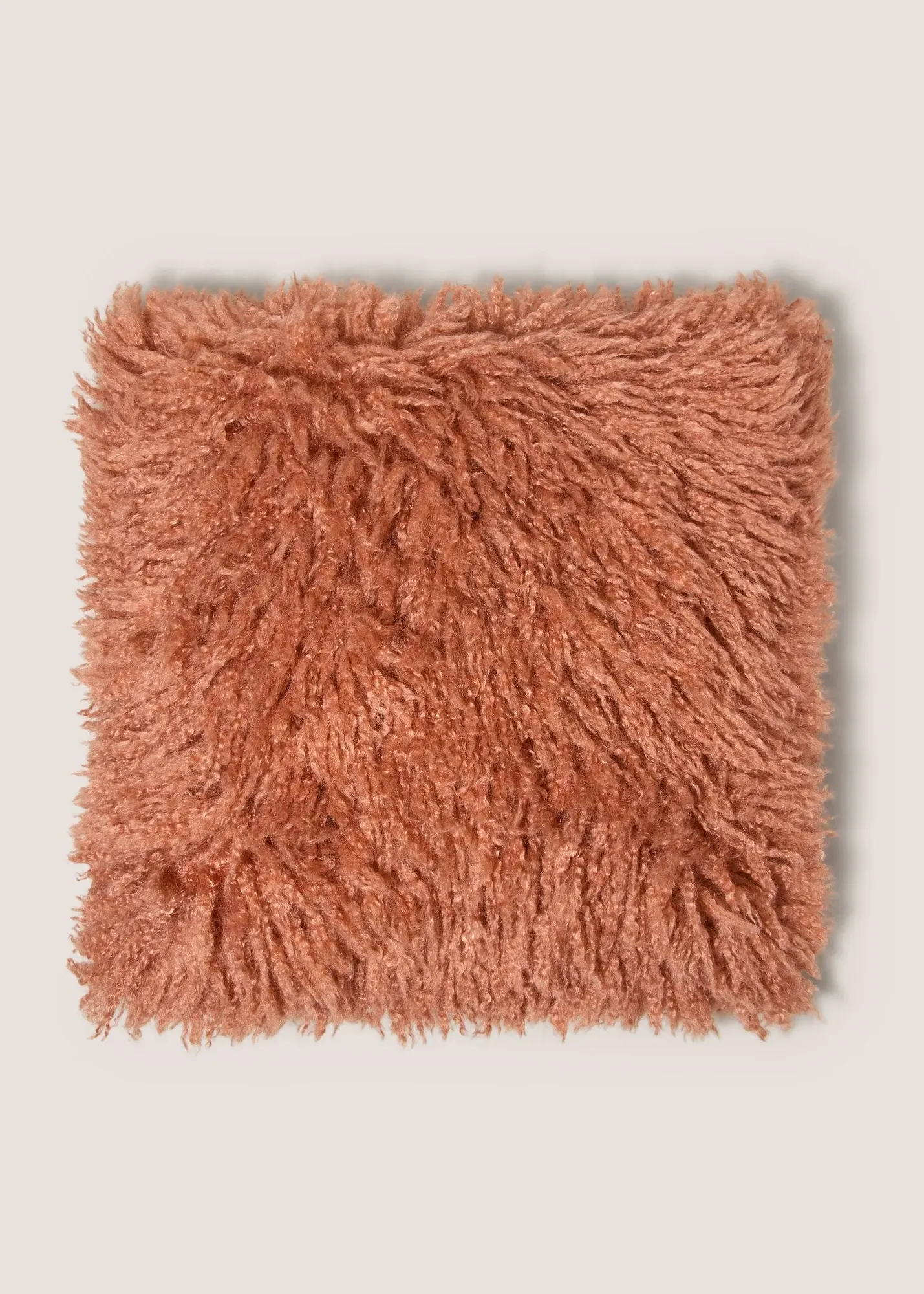 Faux Fur Cushion - Orange product