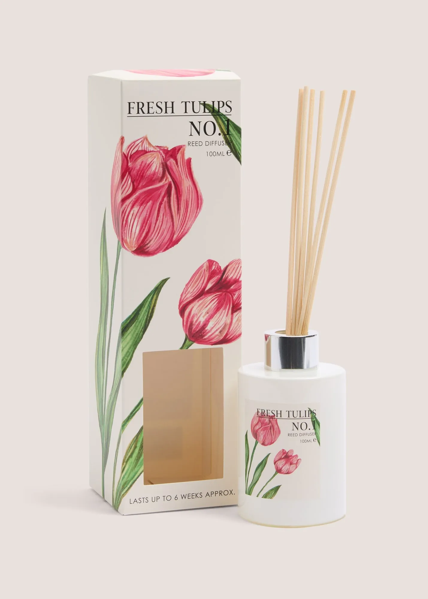 Fresh Tulip Reed Diffuser - White product