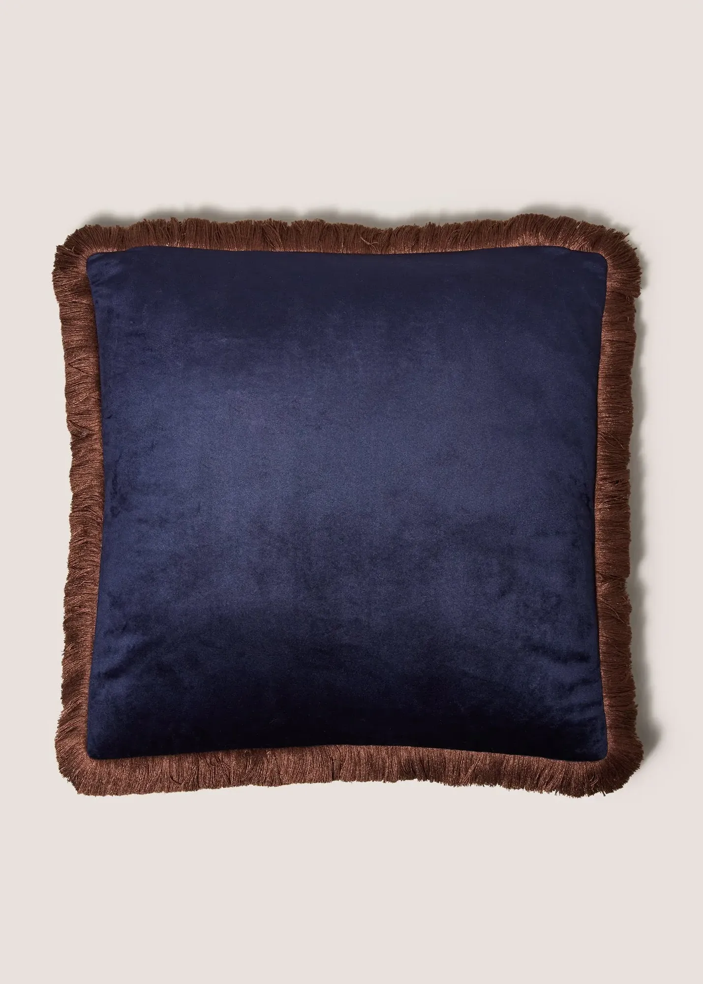 Fringe Cushion - Navy, Polyester product