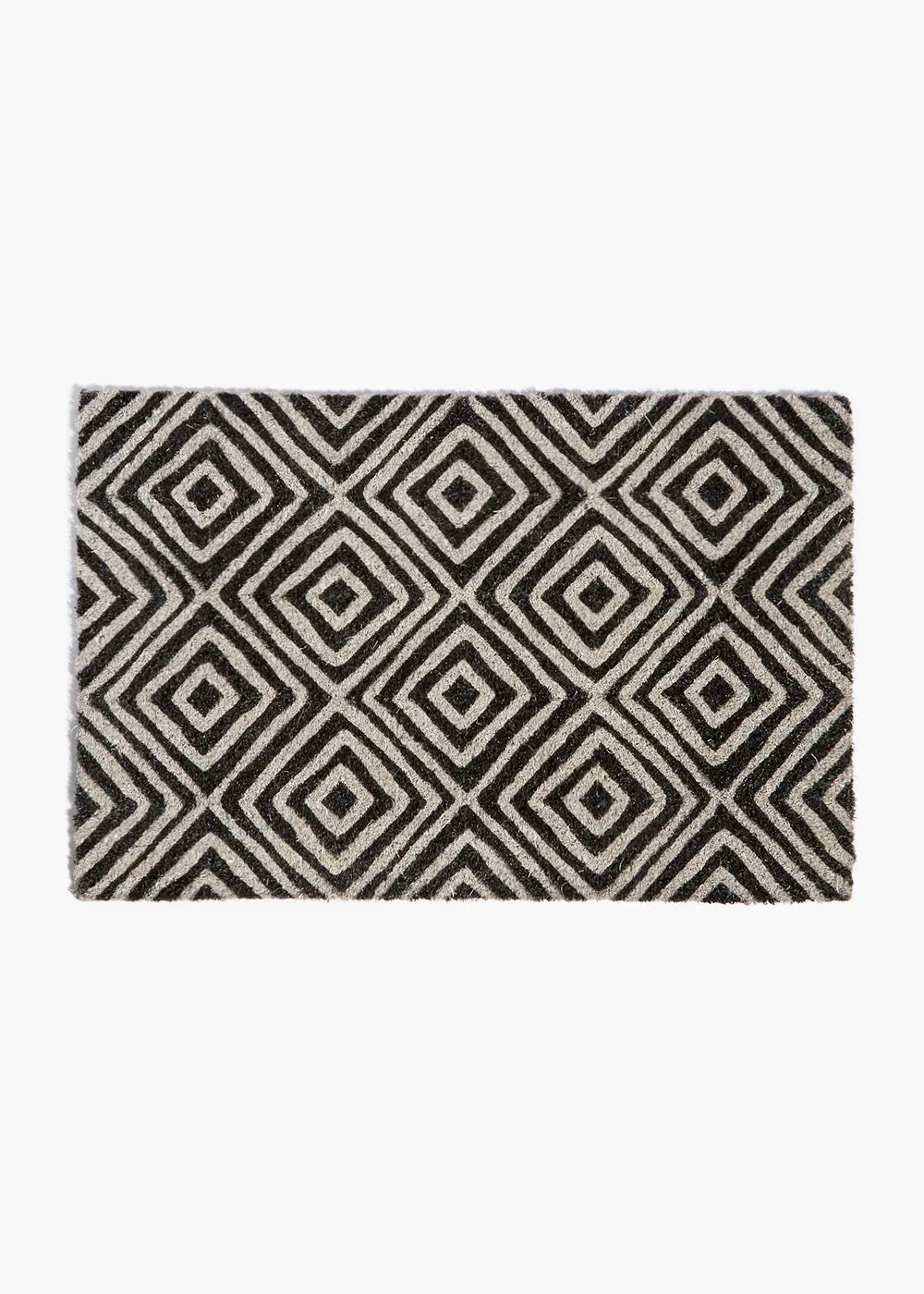 Geometric Doormat - Black product