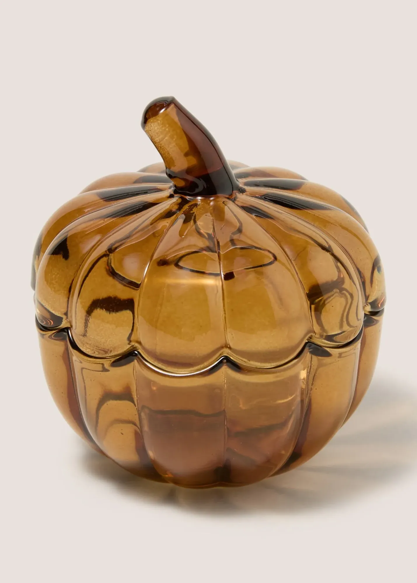 Glass Pumpkin Trinket Ornament - Orange product