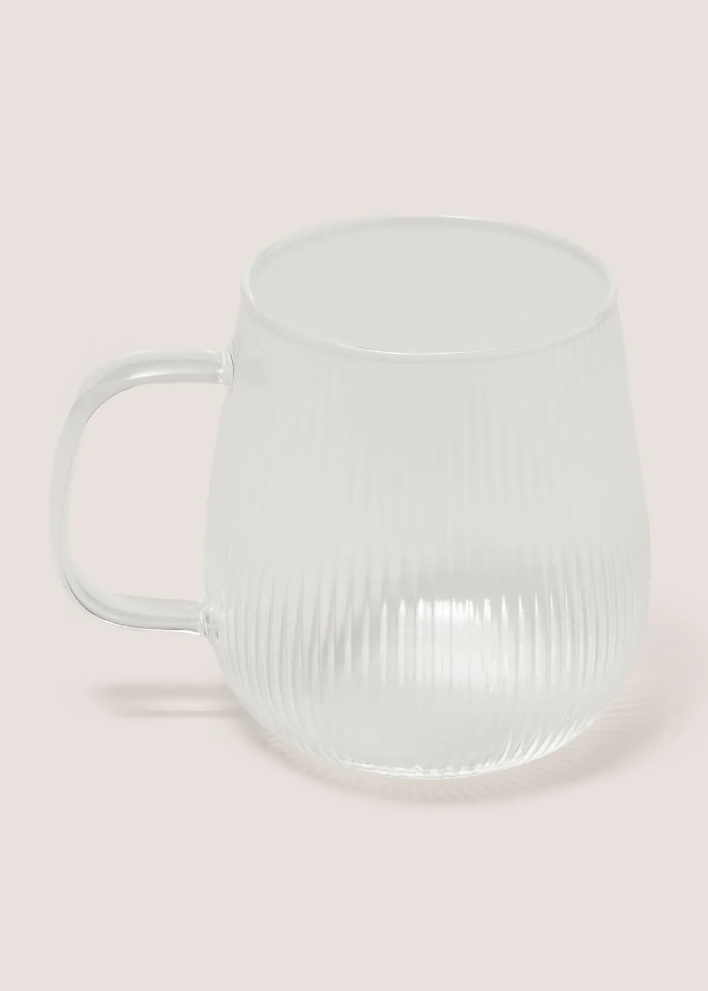 Glass Ribbed Mug - Clear, Glass product