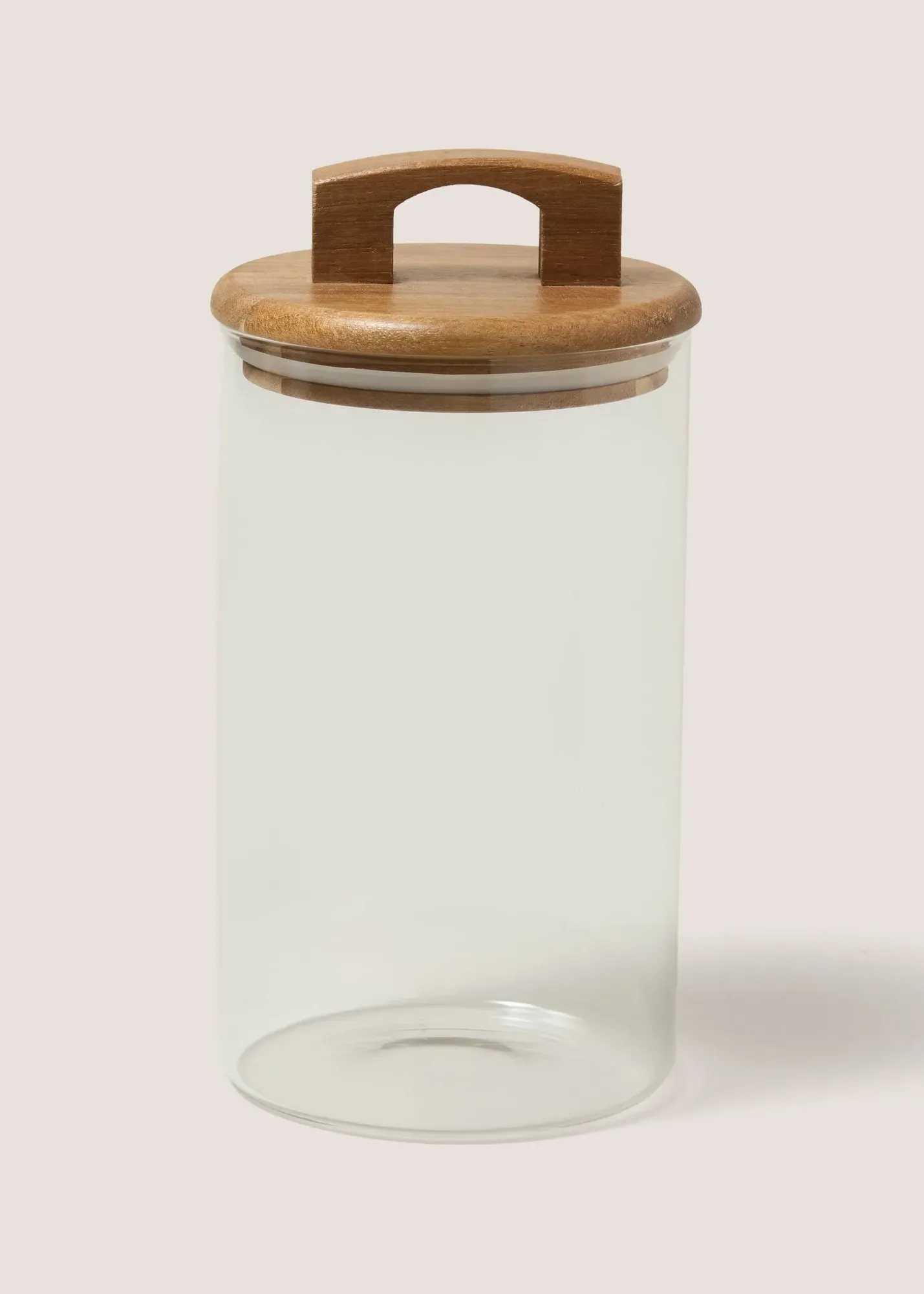 Handled Lid Glass Jar - Glass product