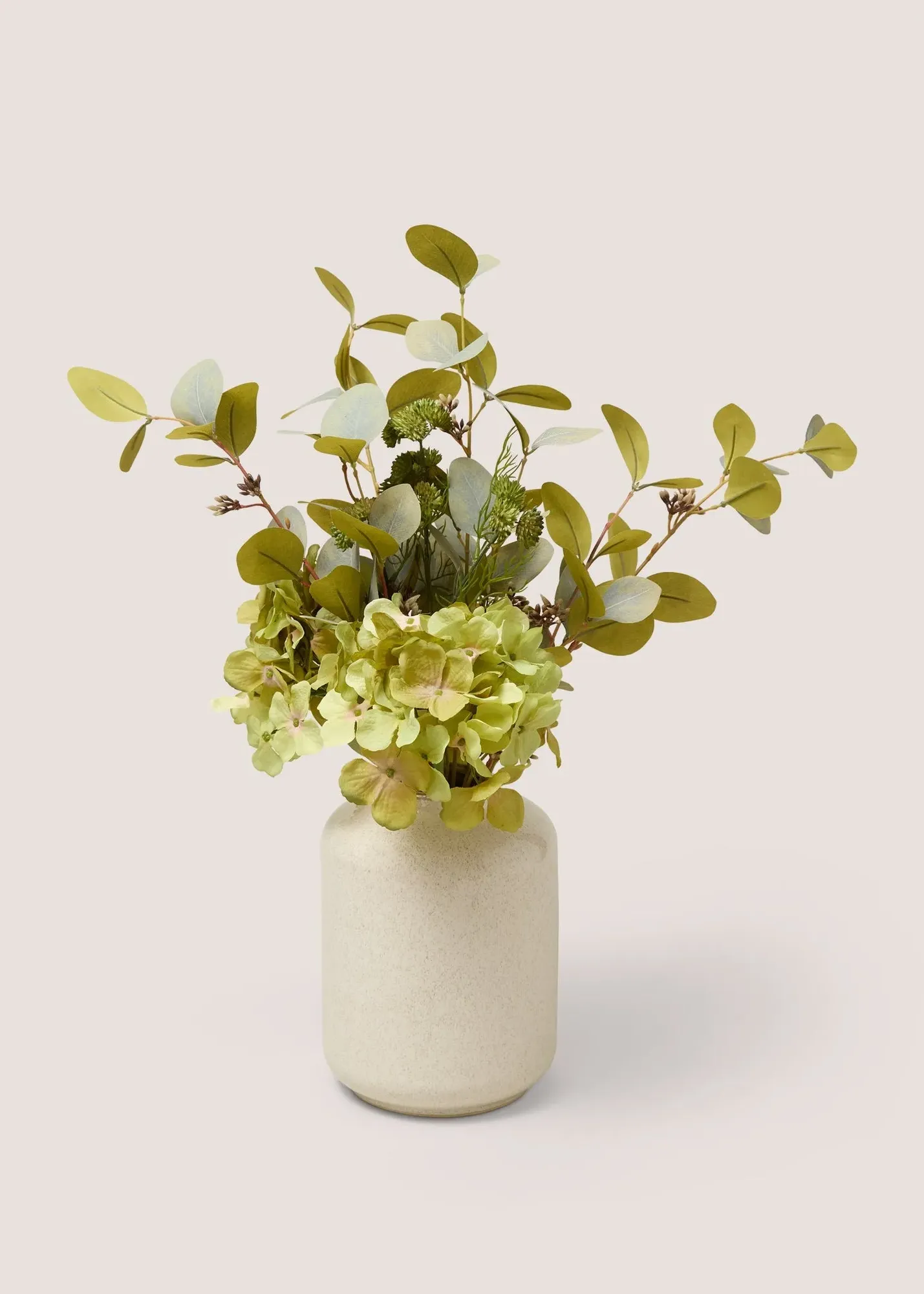 Hydrangea Speckled Vase - Green, Ceramic product