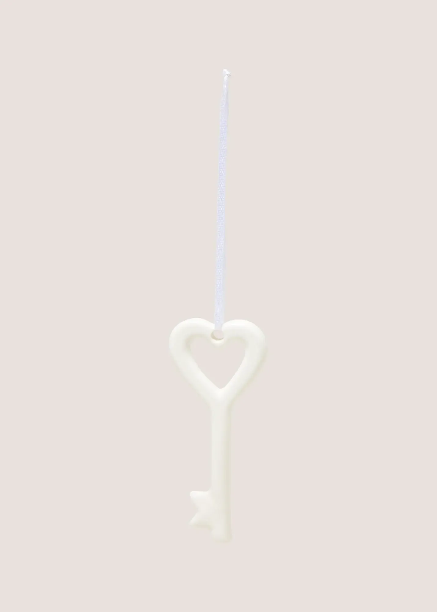 Key Ceramic Hanging Decoration - Cream product