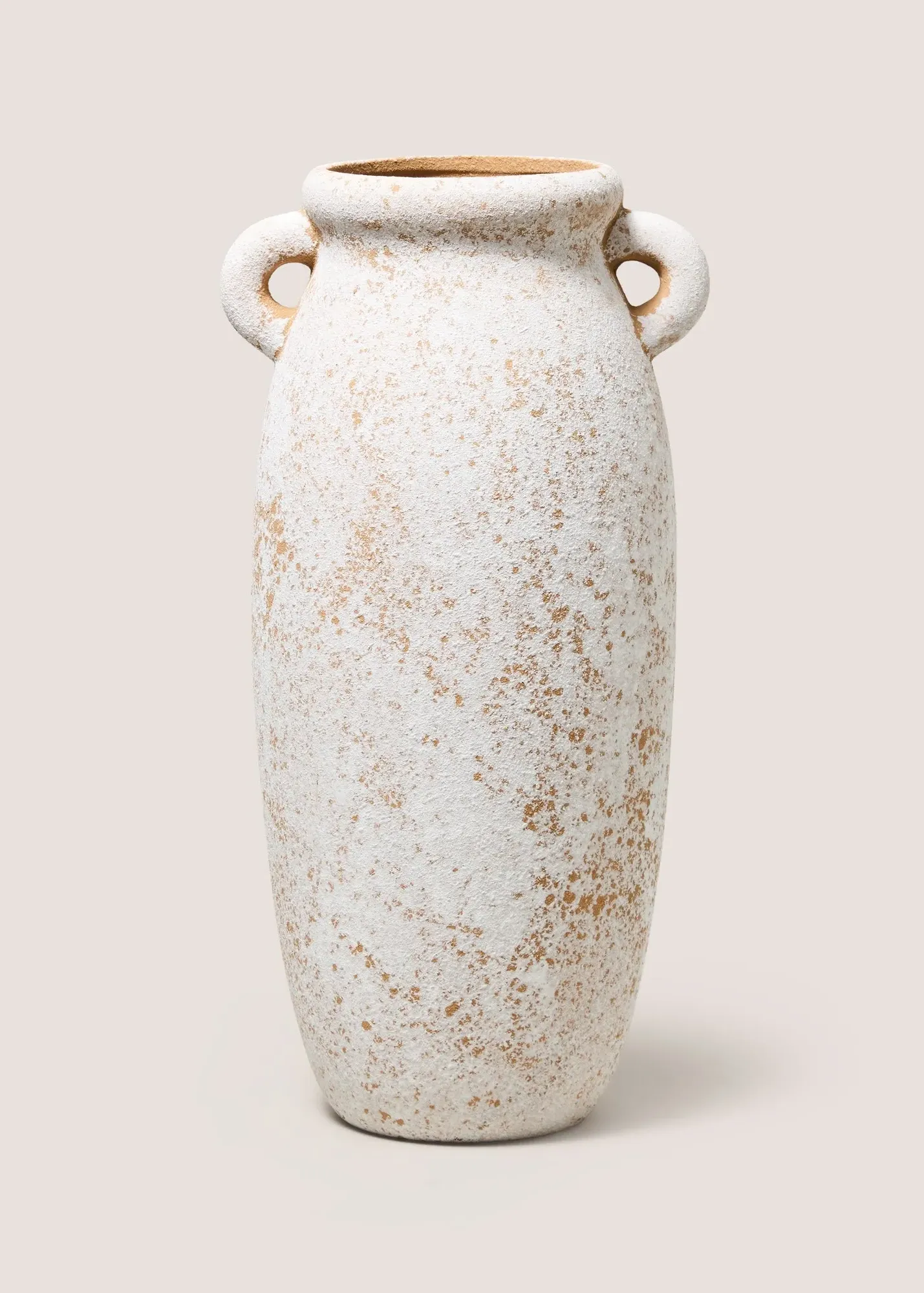 Large Vase with Side Handles - Cream, Ceramic product