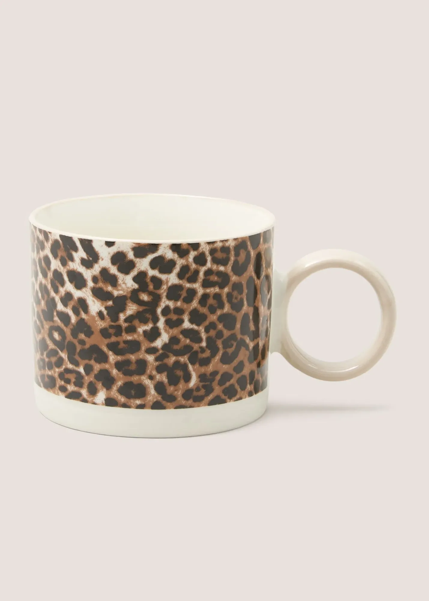 Leopard Print Mug - Brown, New Bone China product