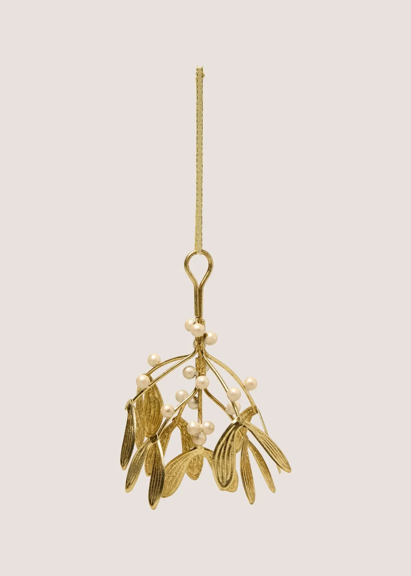 Mistletoe Hanging Decoration - Gold product