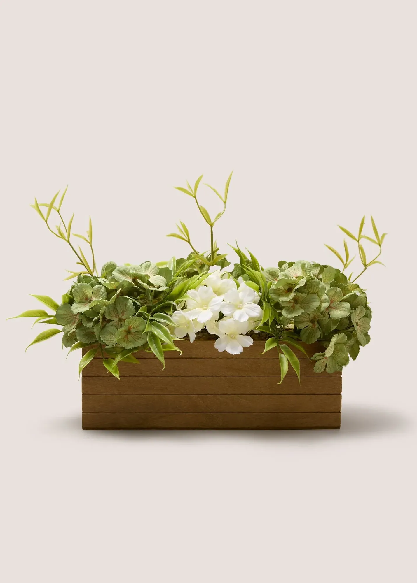 Mix Florals in Wooden Box - White product