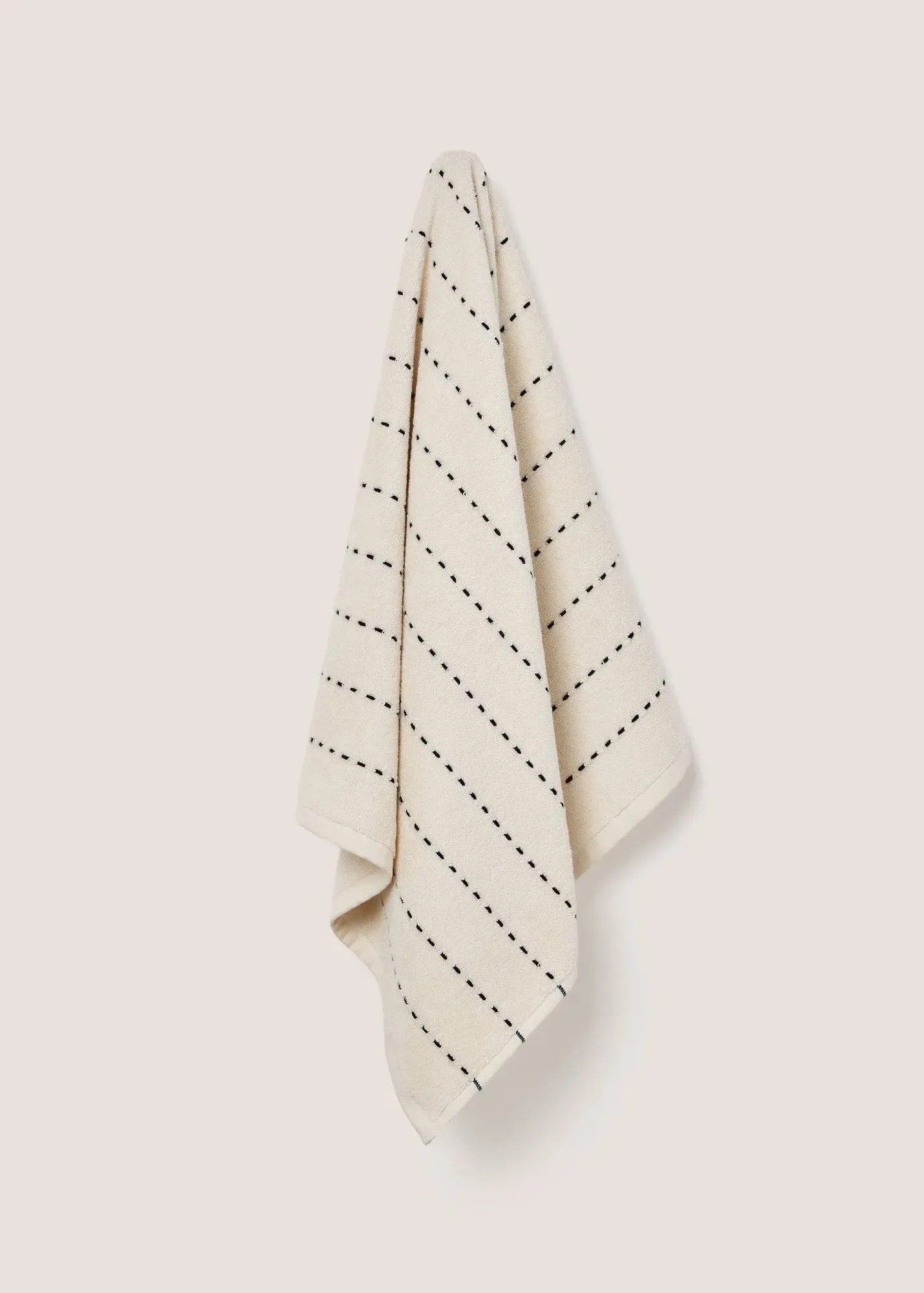 Mono Rib Stitch Hand Towel - Natural, Cotton product