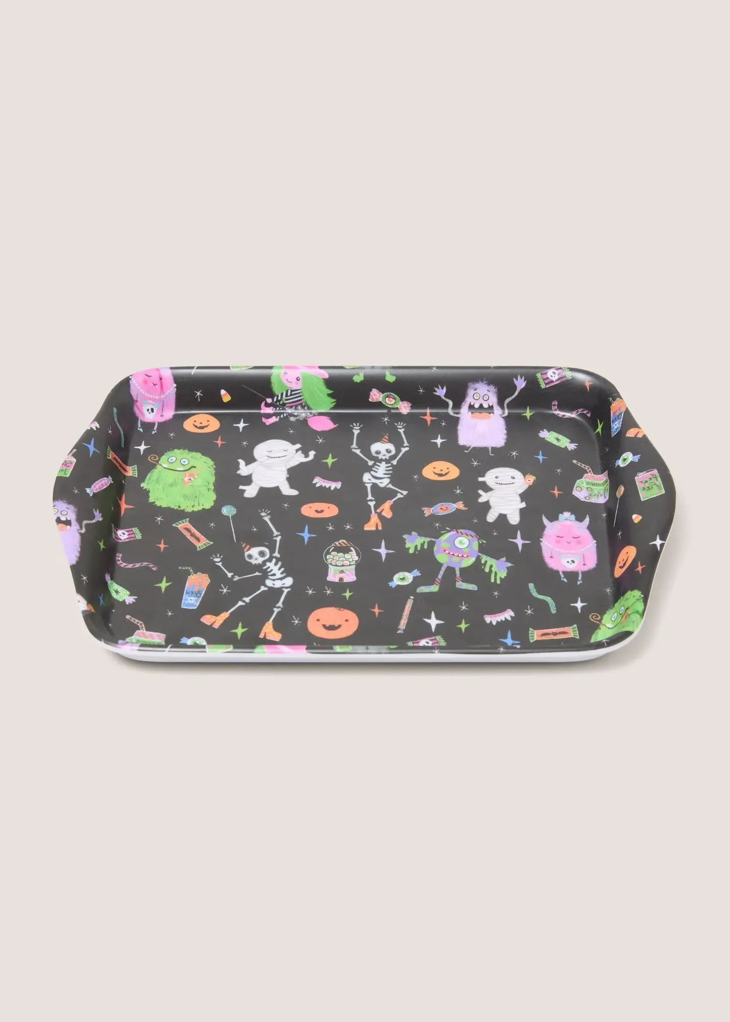 Monster Halloween Tea Tray - Black product